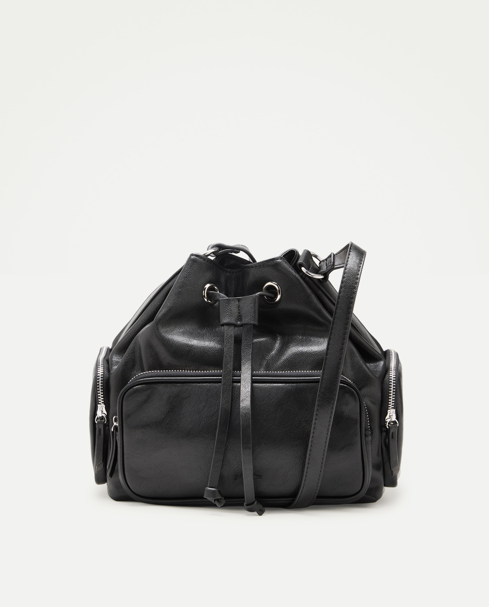 Bolso bandolera bolsillos - Jo & Mr. Joe - Negro Negro-1