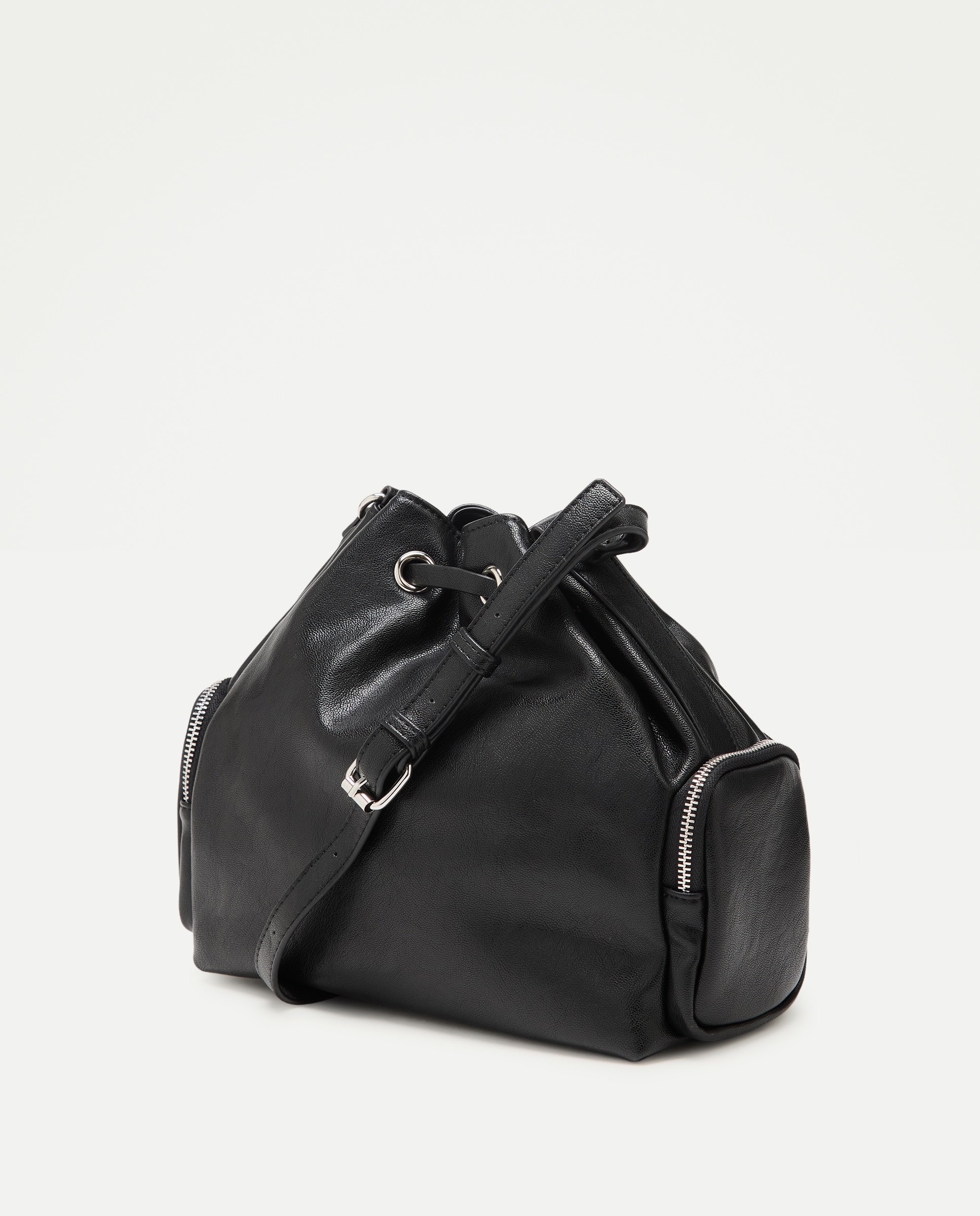Bolso bandolera bolsillos - Jo & Mr. Joe - Negro Negro-2