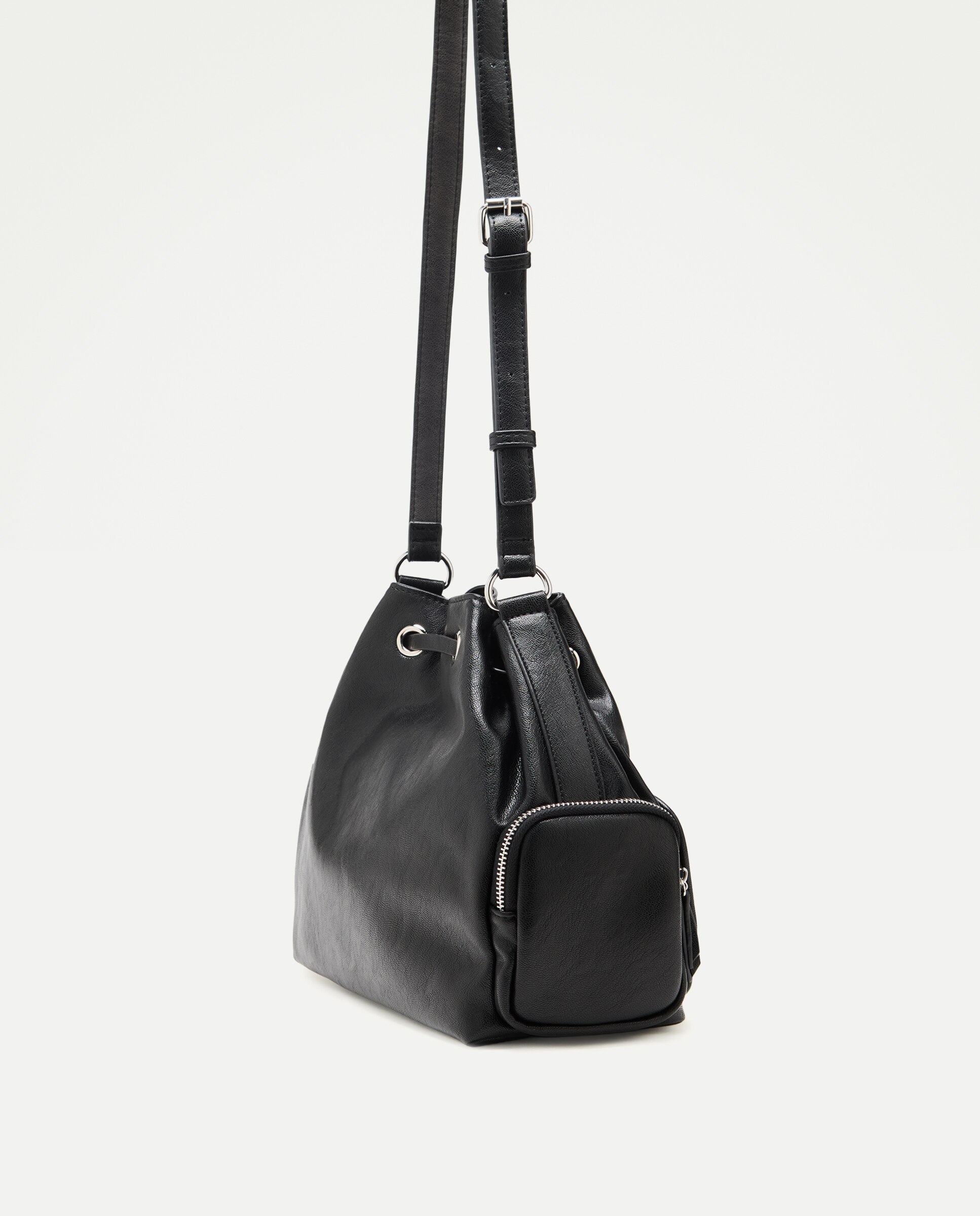 Bolso bandolera bolsillos - Jo & Mr. Joe - Negro Negro-3