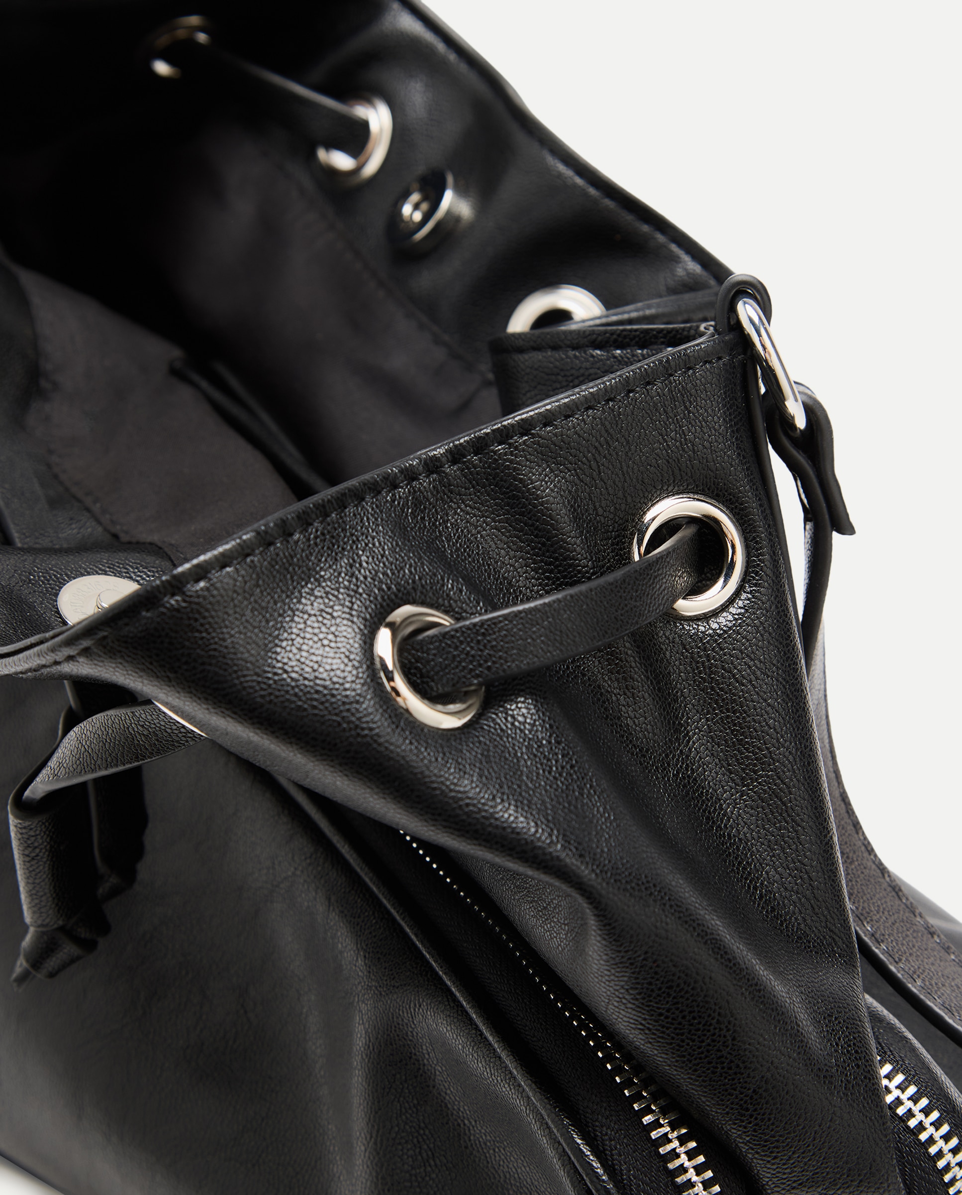 Bolso bandolera bolsillos - Jo & Mr. Joe - Negro Negro-4