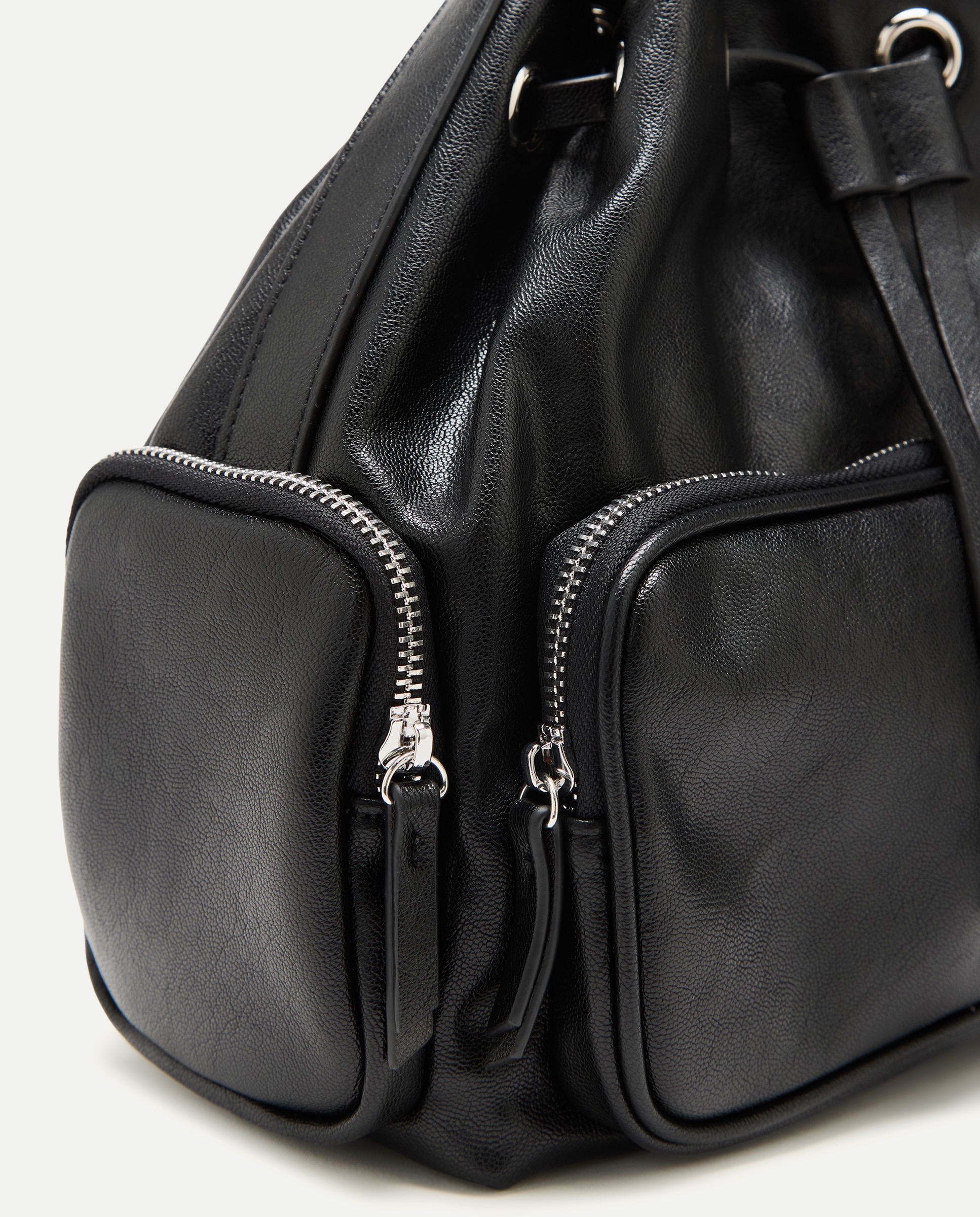 Bolso bandolera bolsillos - Jo & Mr. Joe - Negro Negro-5