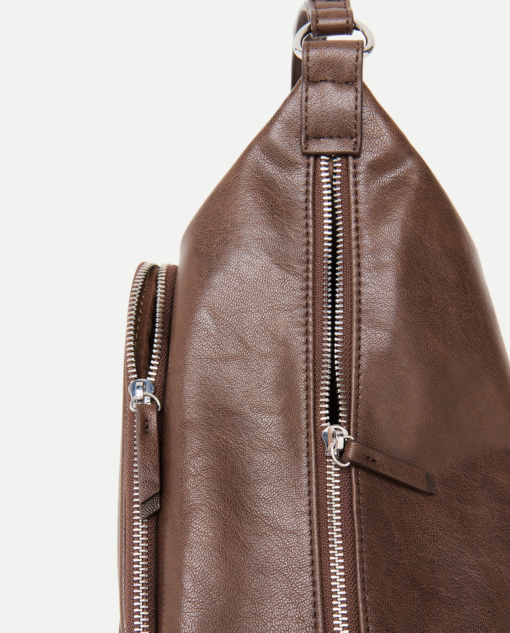 Mala Shopper com Bolsos Chocolate-4