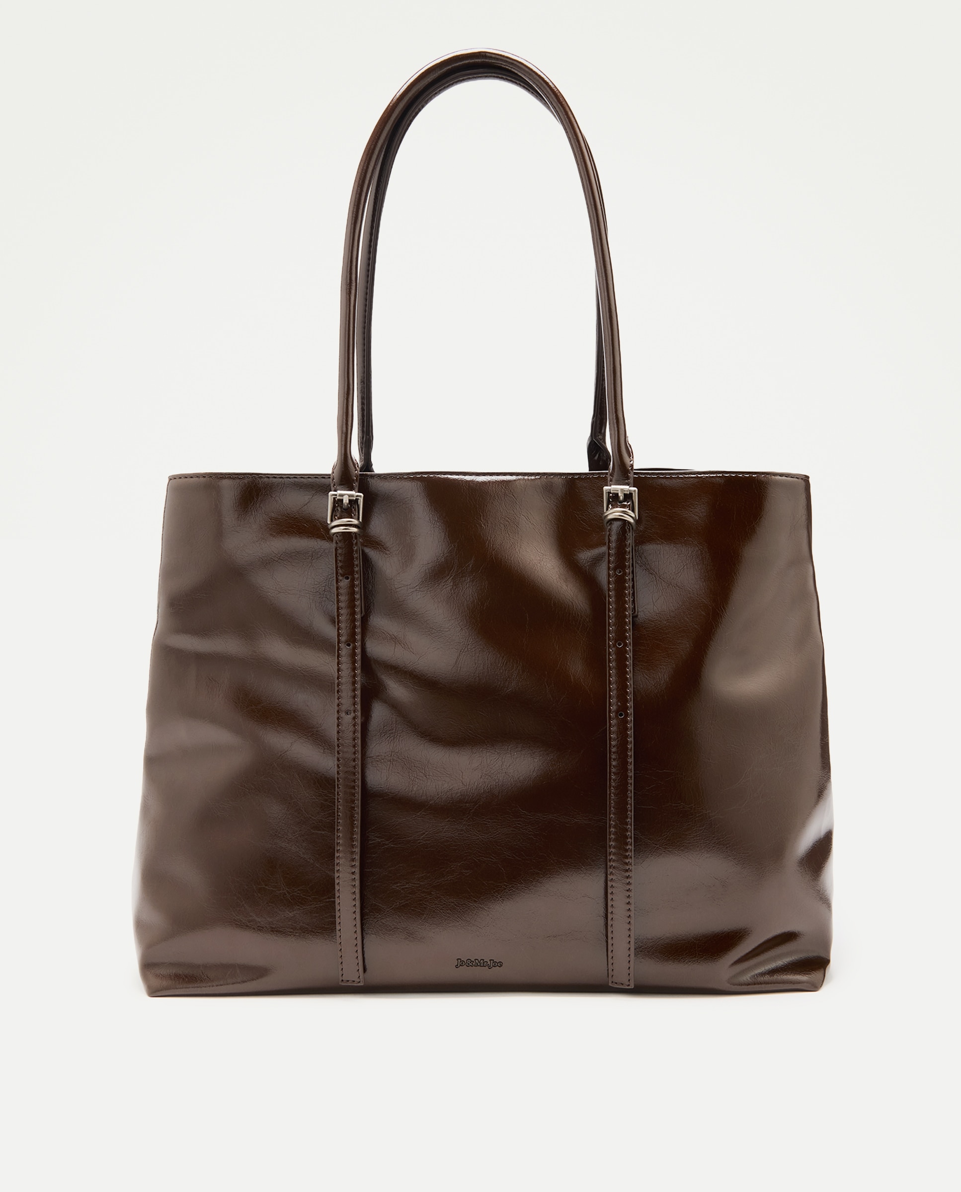 Bolso shopper liso - Jo & Mr. Joe - Chocolate Chocolate-1