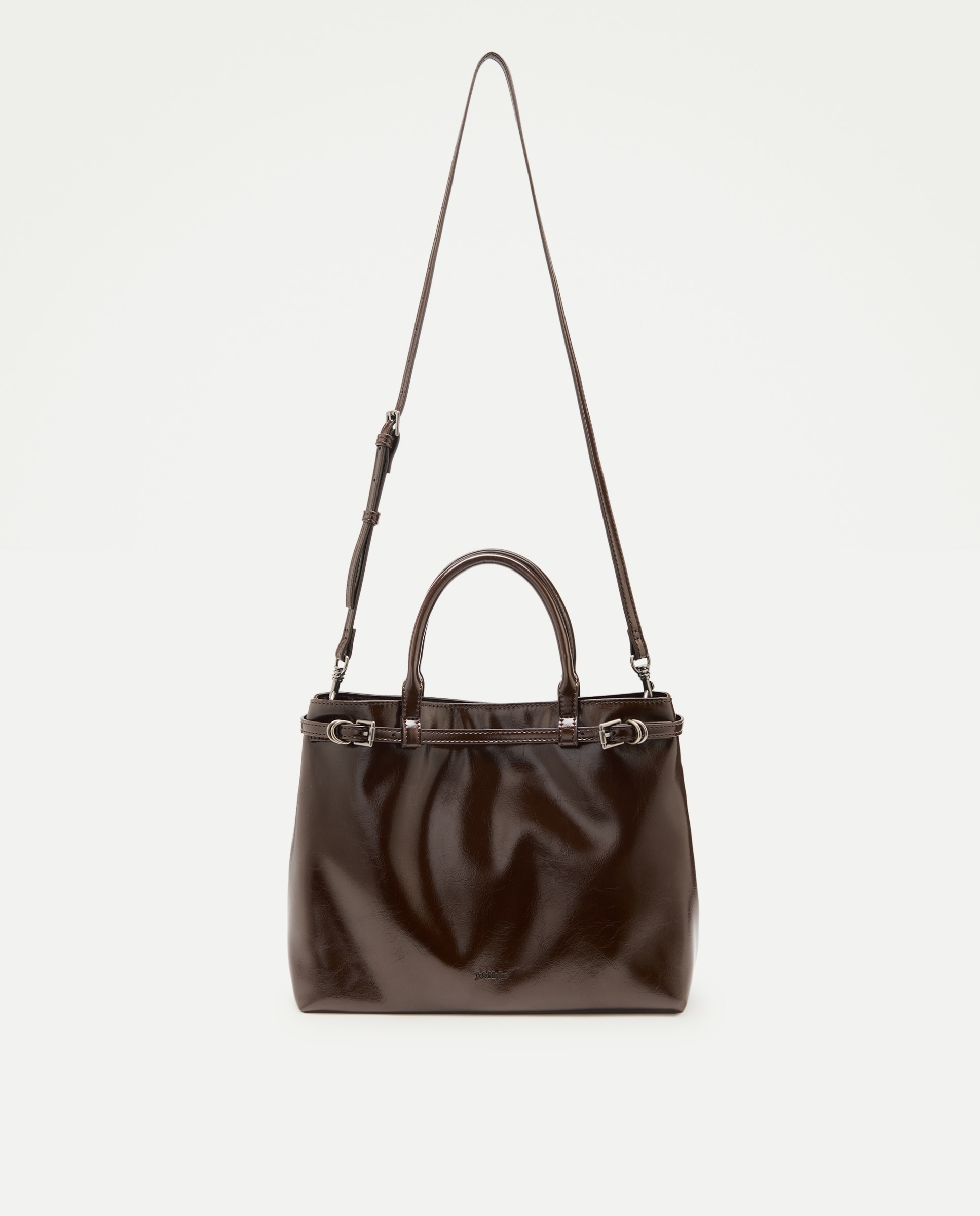 Bolso shopper liso - Jo & Mr. Joe - Chocolate Chocolate-1