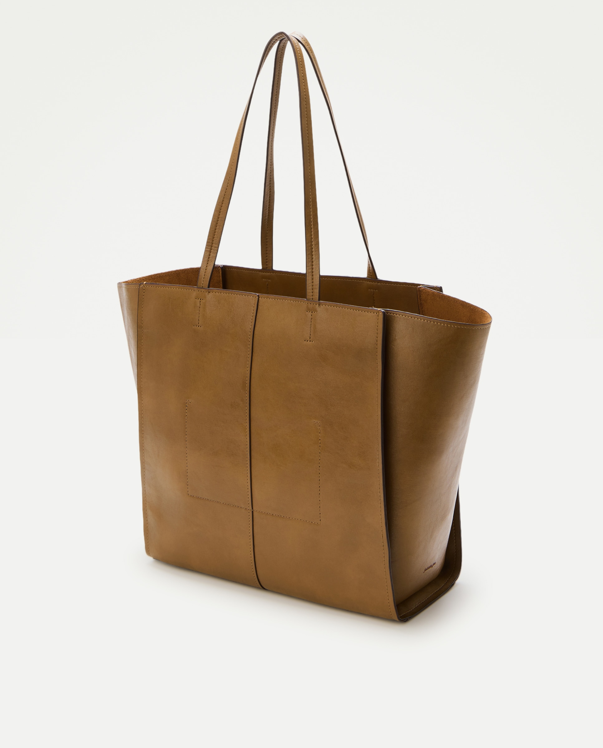 Mala Shopper com Efeito Enrugado 560 Azeitona-2