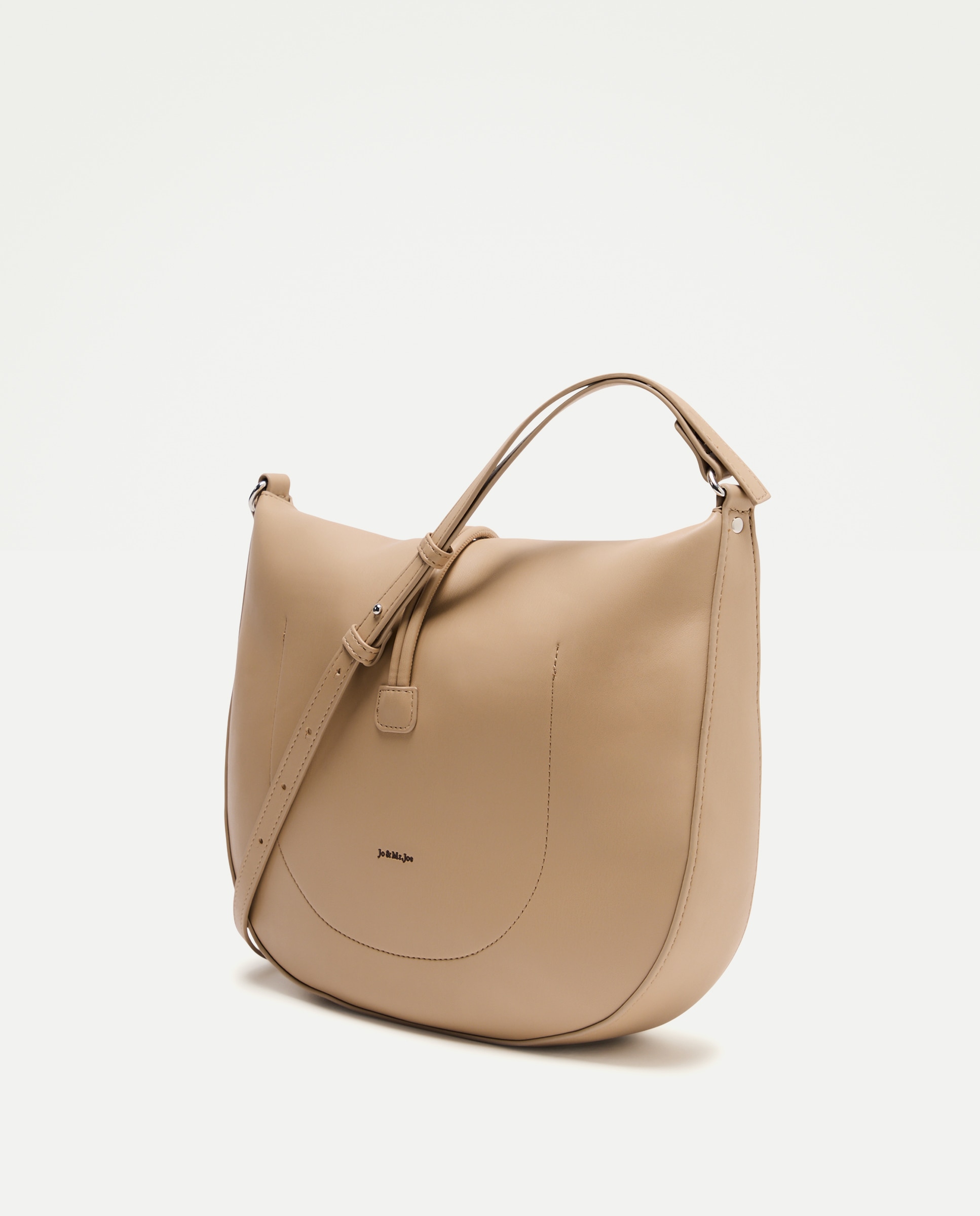 Imagen 2 de Bolso de hombro con detalle de tachas - Jo & Mr. Joe - Negro Gris claro