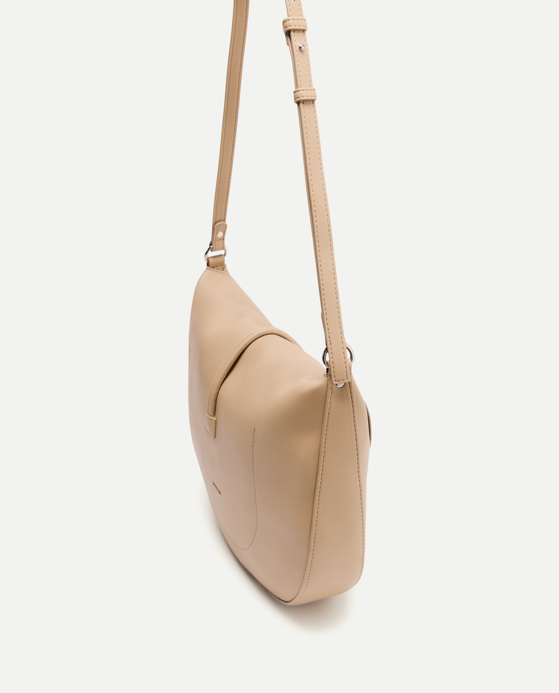 Imagen 3 de Bolso de hombro con detalle de tachas - Jo & Mr. Joe - Negro Gris claro