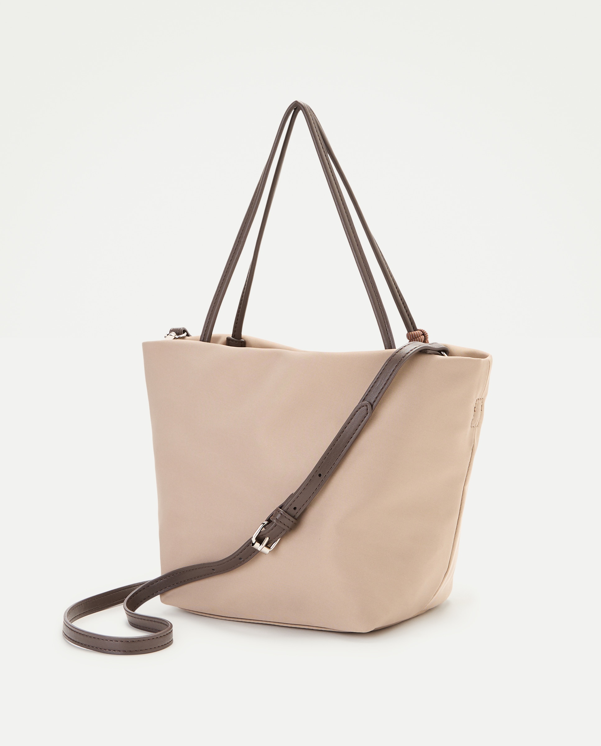 Mala Shopper de Nylon com Conta 120 Cru-2