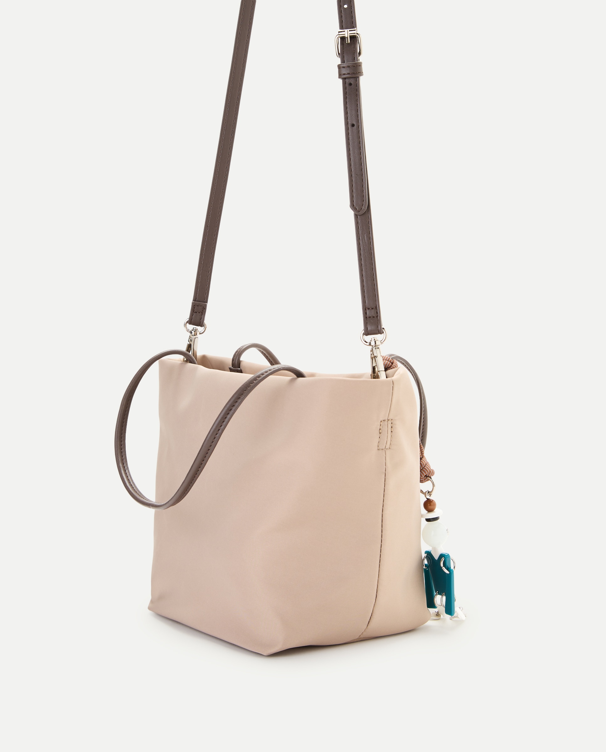 Mala Shopper de Nylon com Conta 120 Cru-3