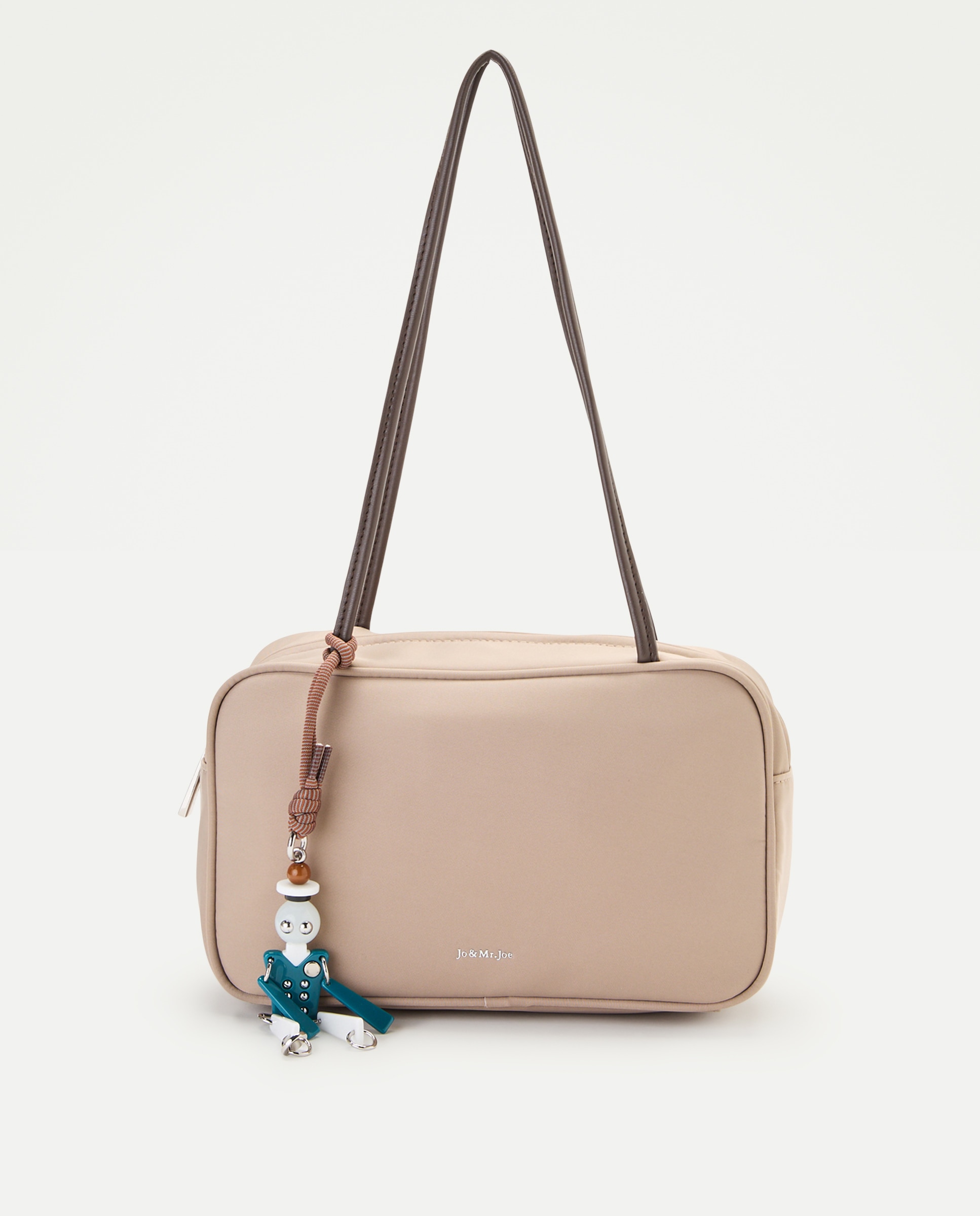 Imagem 0 de Mala Hobo de Nylon com Conta