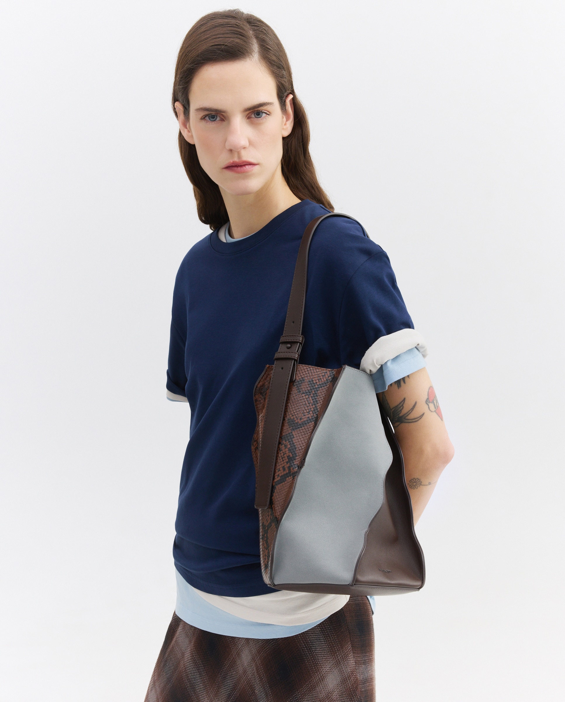 Mala de Ombro Urban Wave 400 Azul-7