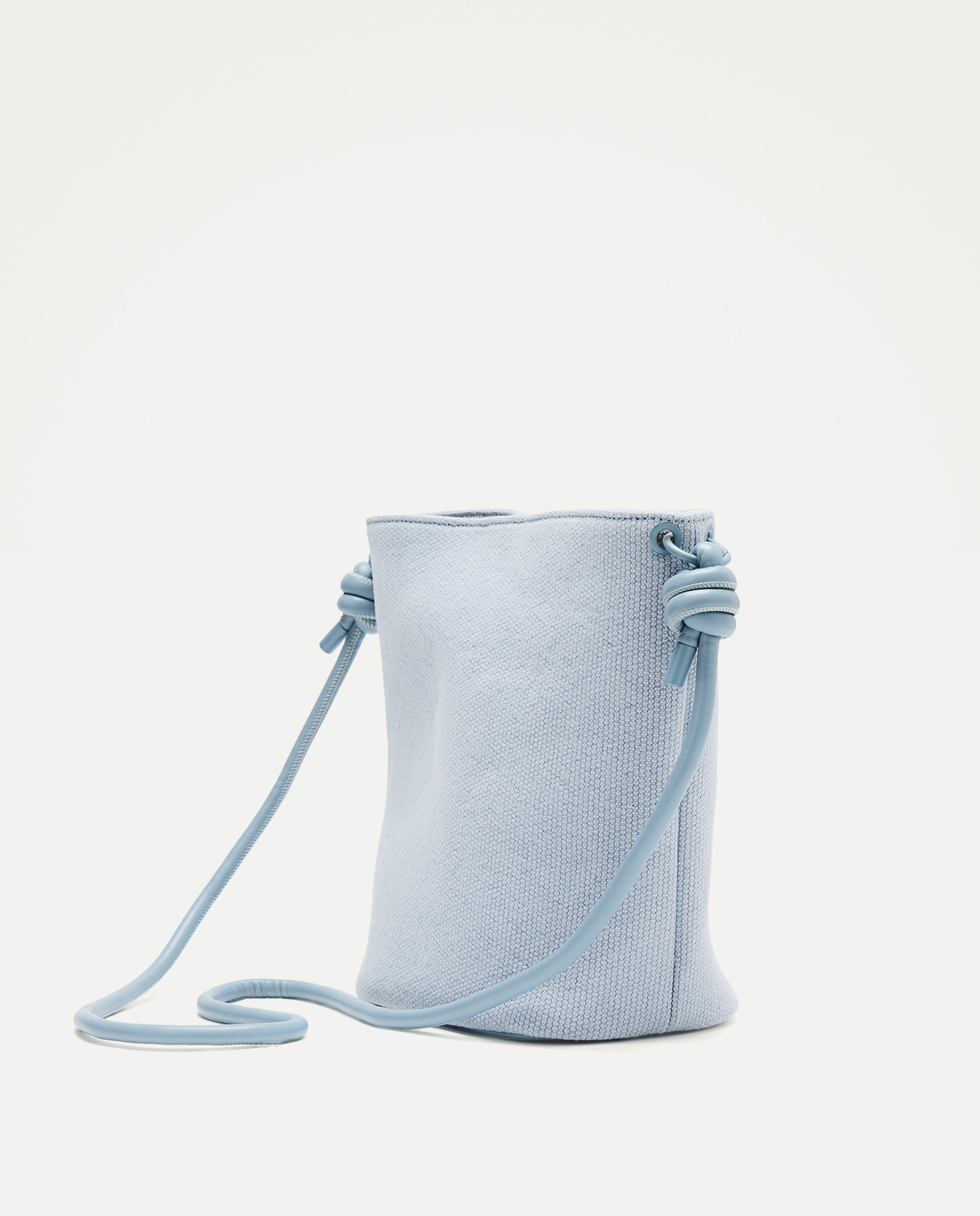 Mala de Ombro com Detalhe de Bolas 400 Azul-2