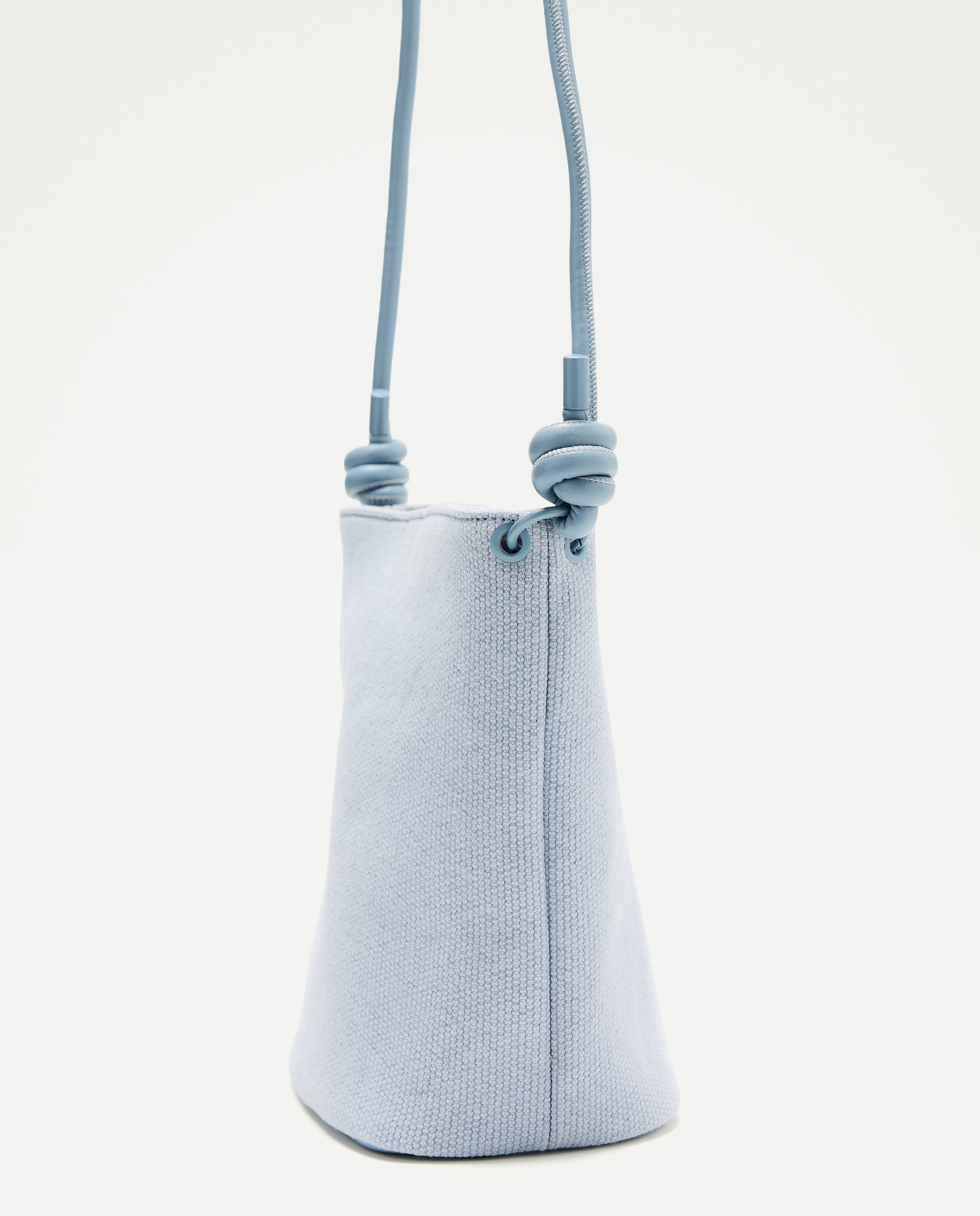 Mala de Ombro com Detalhe de Bolas 400 Azul-3