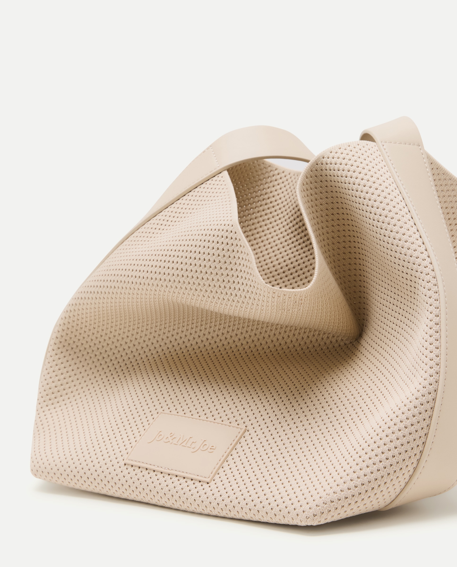 Bolso de hombro de punto - Jo & Mr. Joe - Blanco roto Blanco roto-4