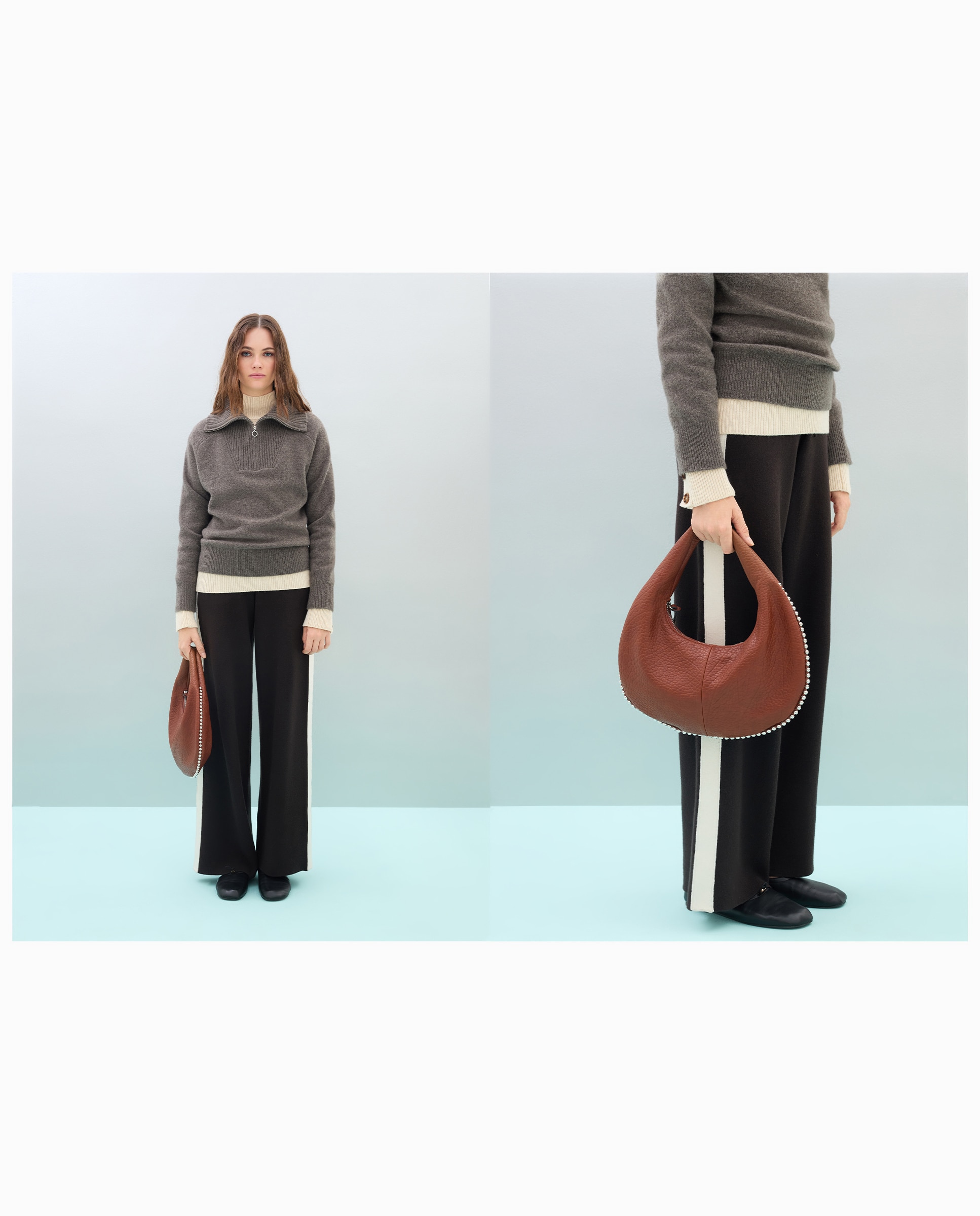 Mala Hobo com Tachas Castanho-5