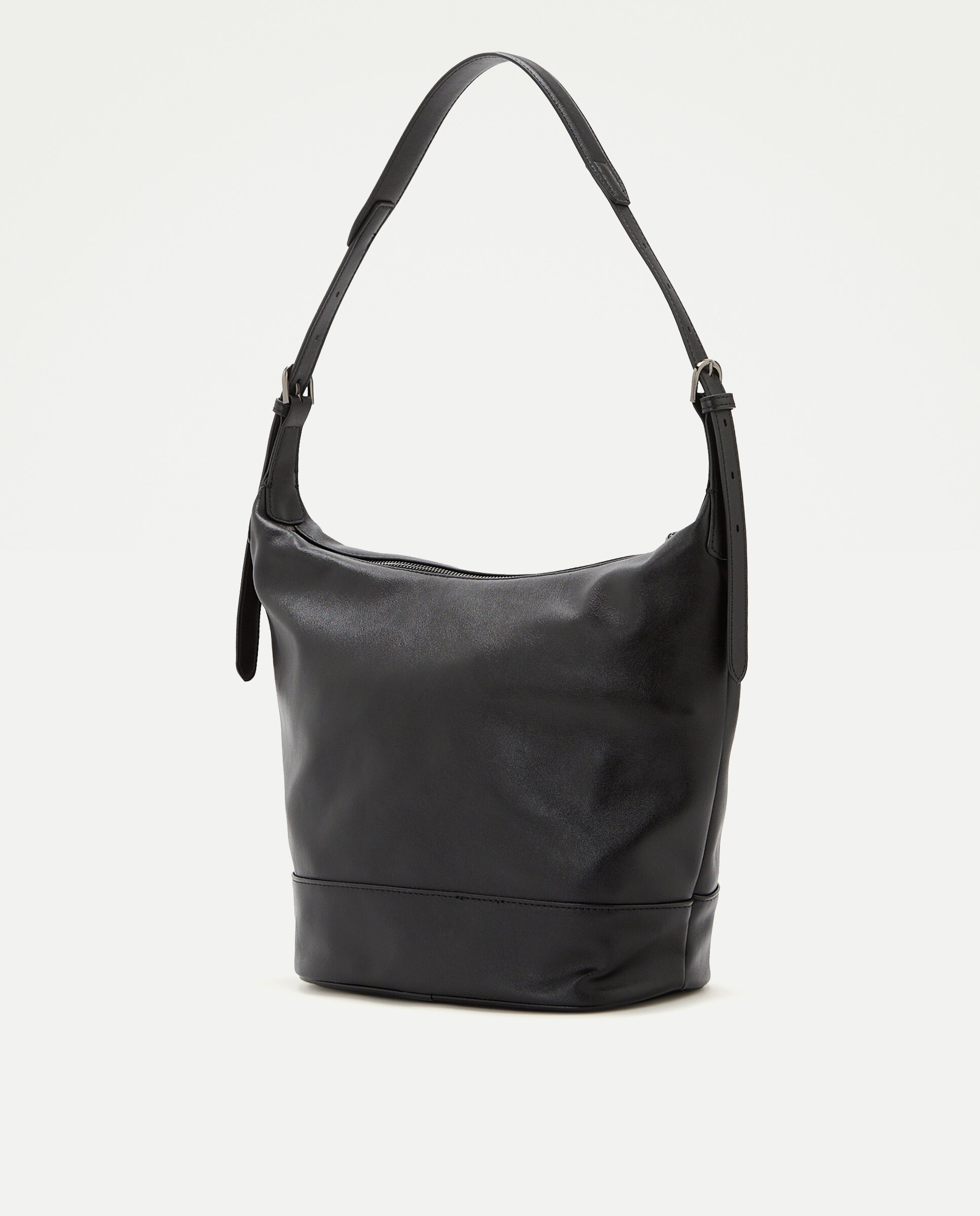 Imagen 2 de Bolso hobo liso - Jo & Mr. Joe - Negro Negro
