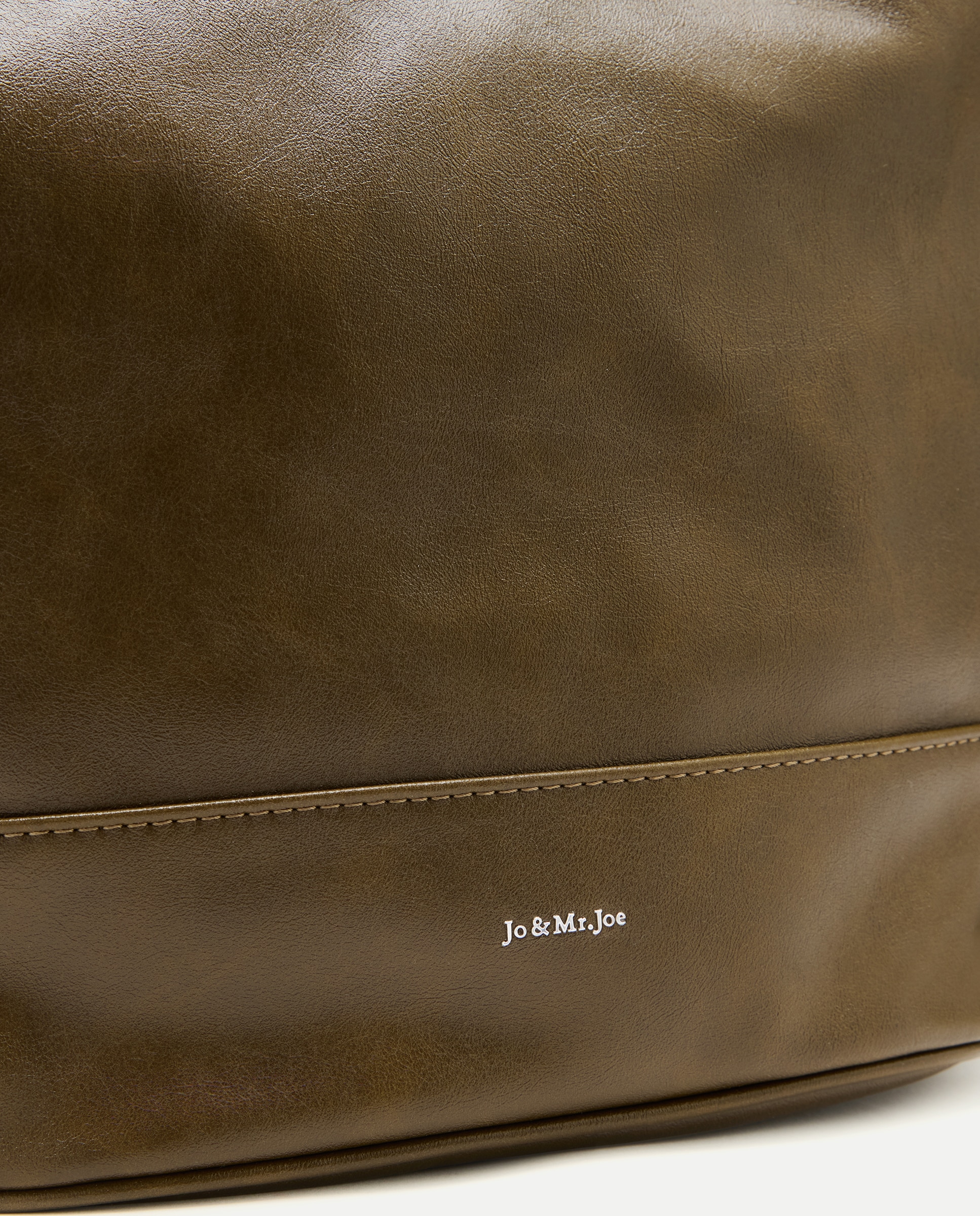 Imagen 3 de Bolso hobo liso - Jo & Mr. Joe - 520 Kaki 520 Kaki