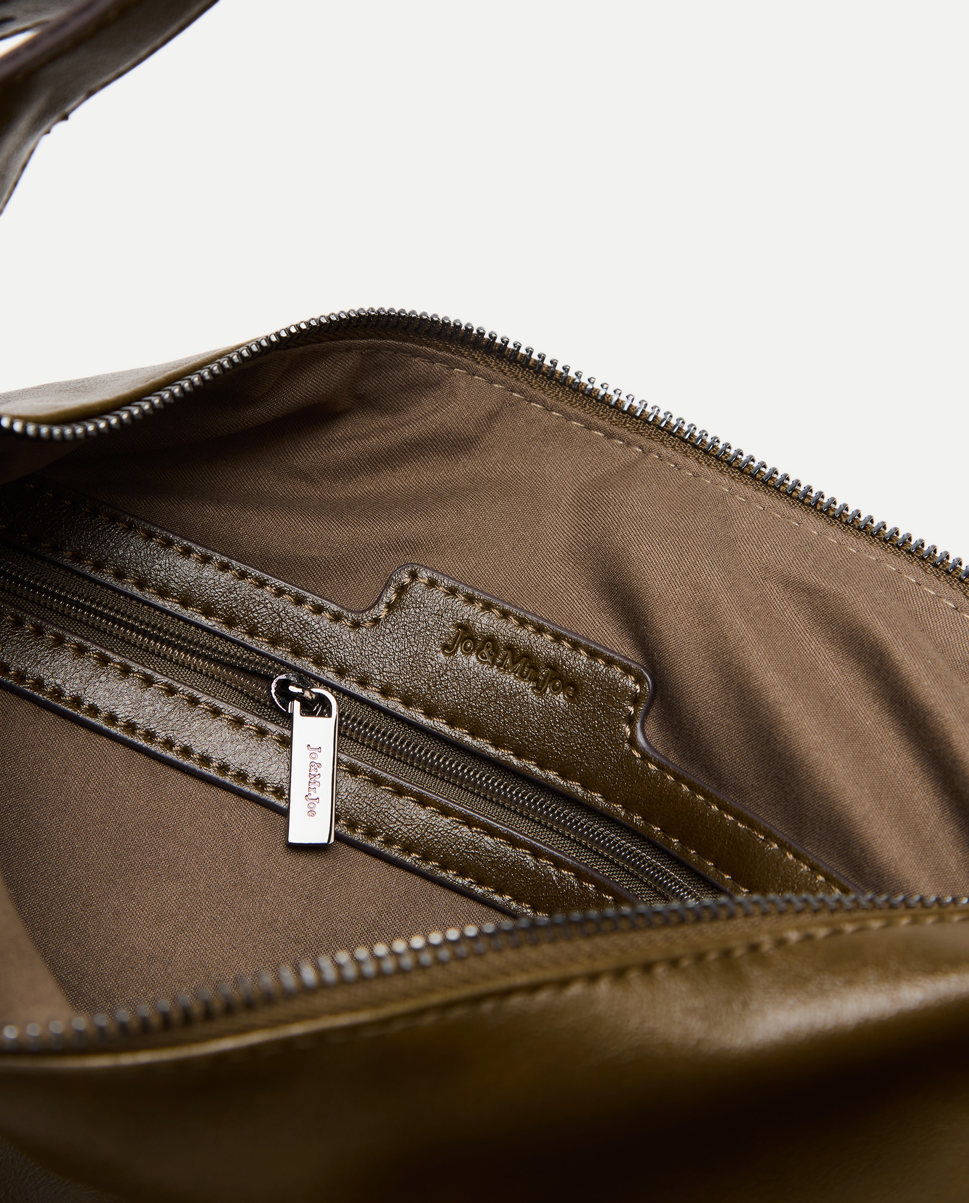 Imagen 4 de Bolso hobo liso - Jo & Mr. Joe - 520 Kaki 520 Kaki