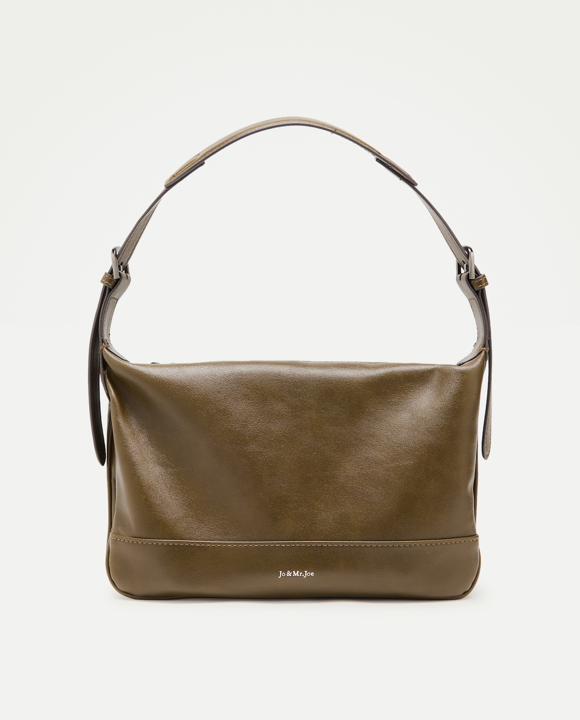 Bolso hobo liso - Jo & Mr. Joe - 520 Kaki 520 Kaki-1