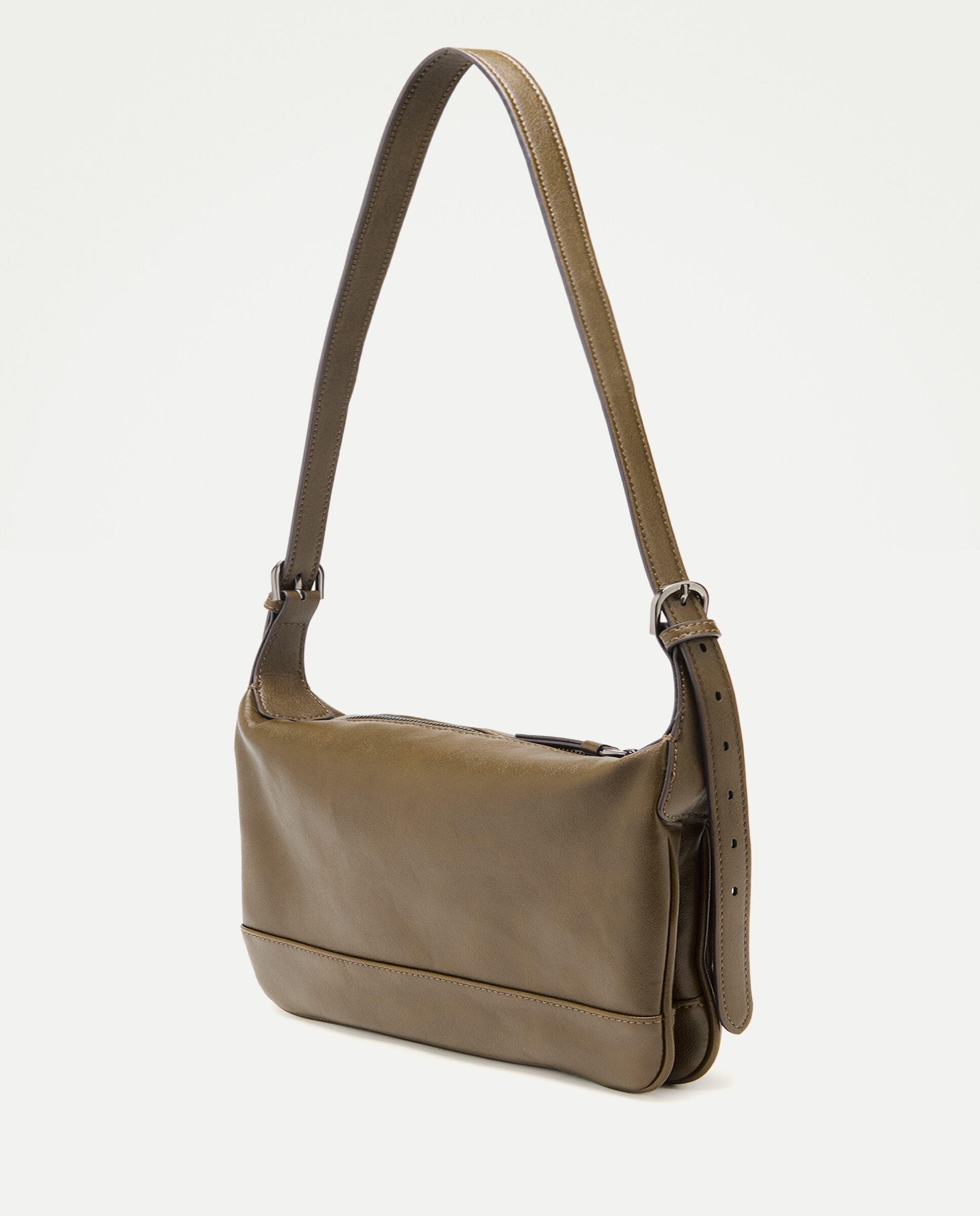 Bolso hobo liso - Jo & Mr. Joe - 520 Kaki 520 Kaki-2