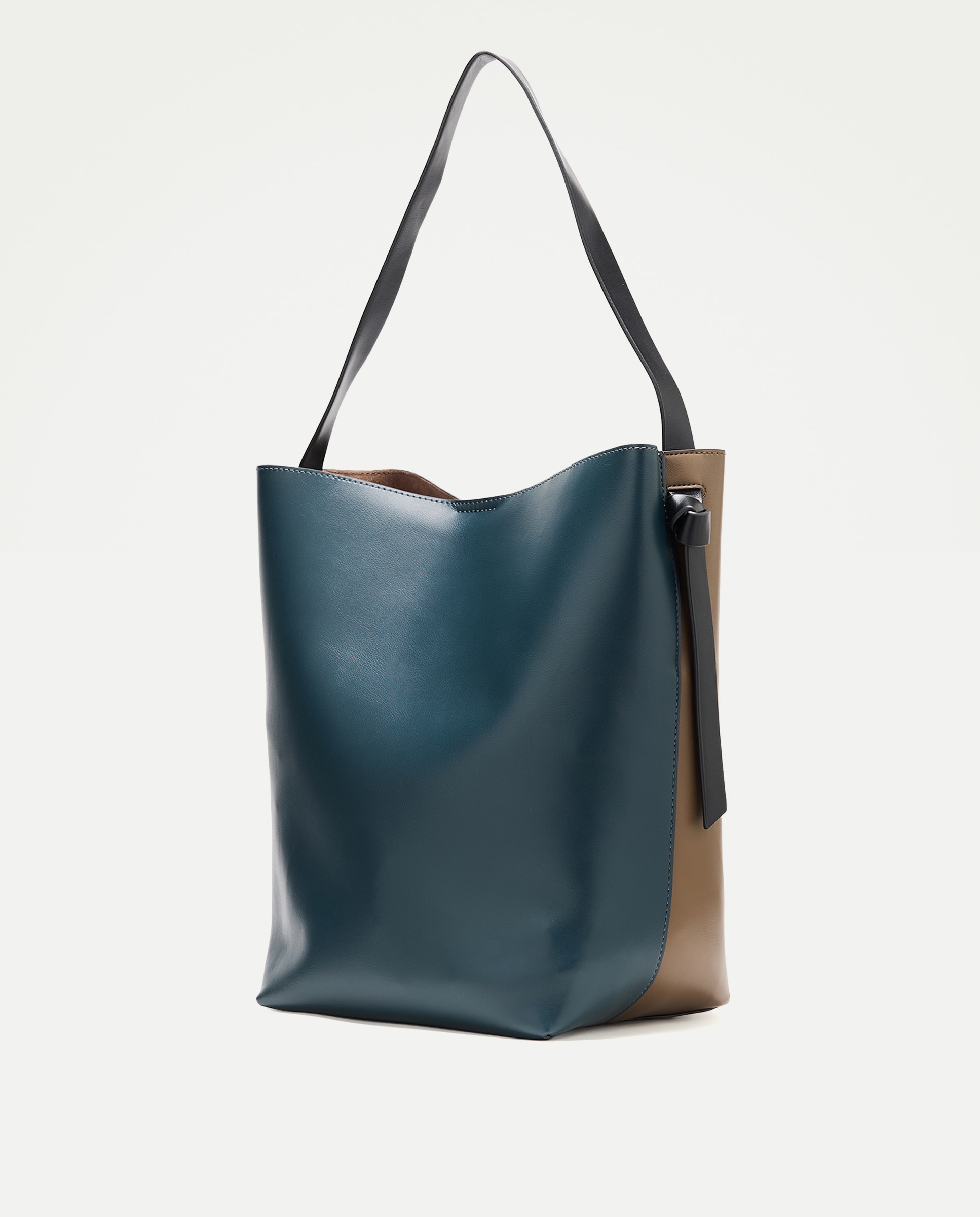 Bolso hobo tricolor - Jo & Mr. Joe - Negro Negro-2