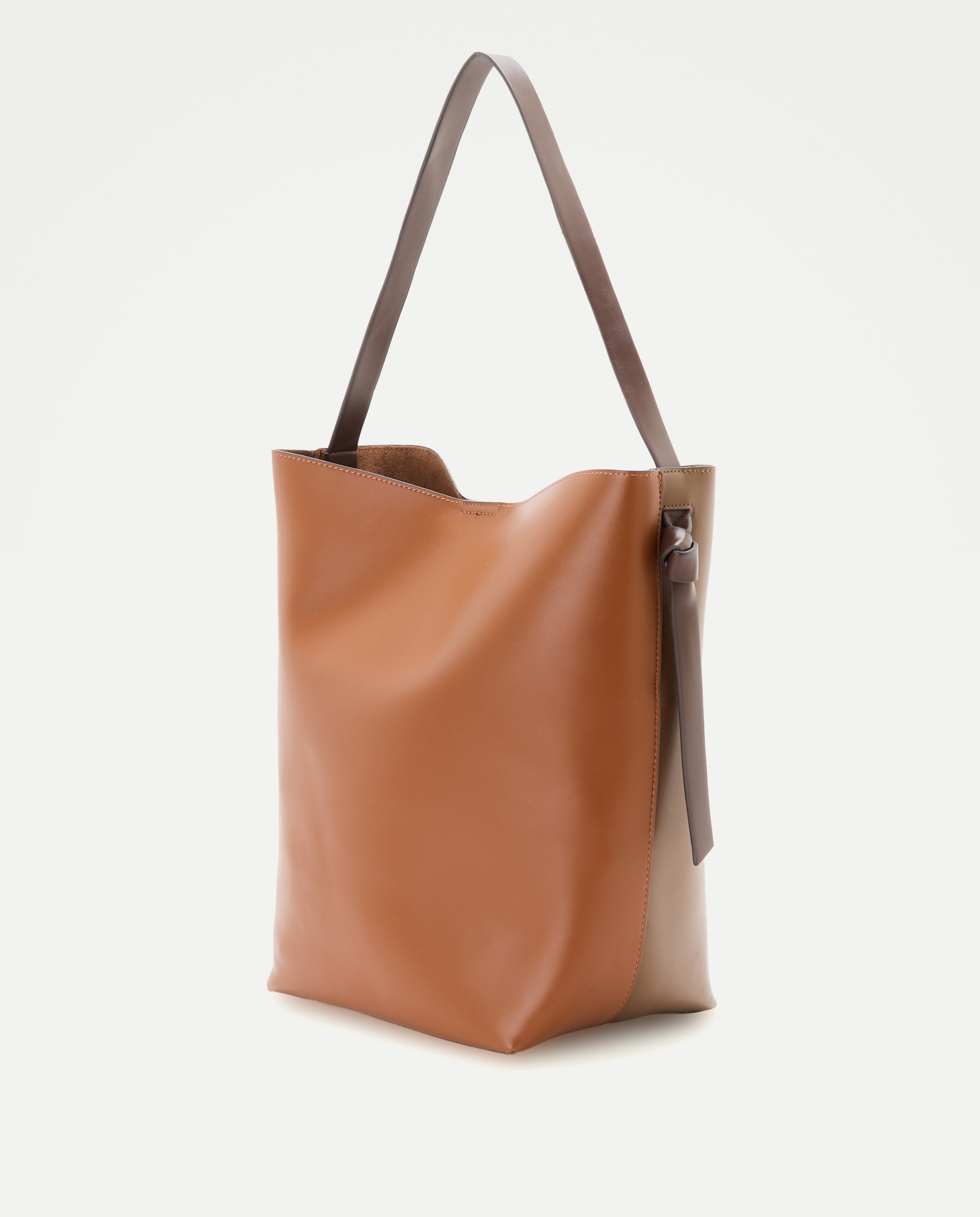 Mala Hobo Tricolor Castanho-2