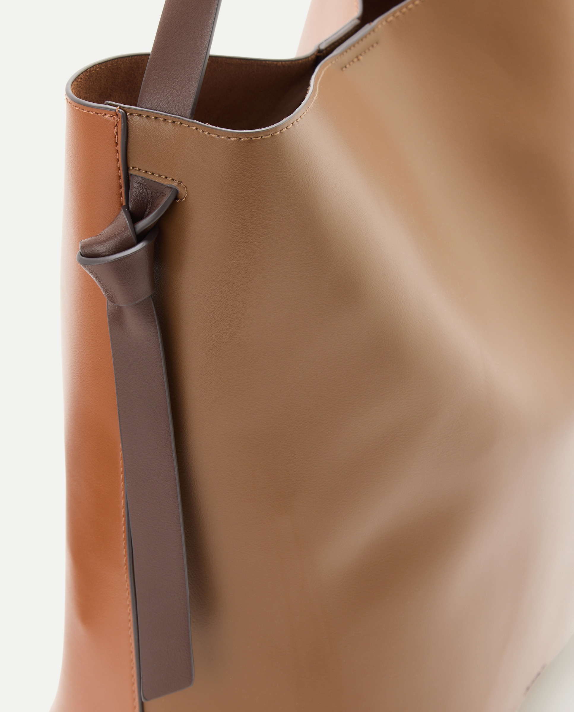 Mala Hobo Tricolor Castanho-4