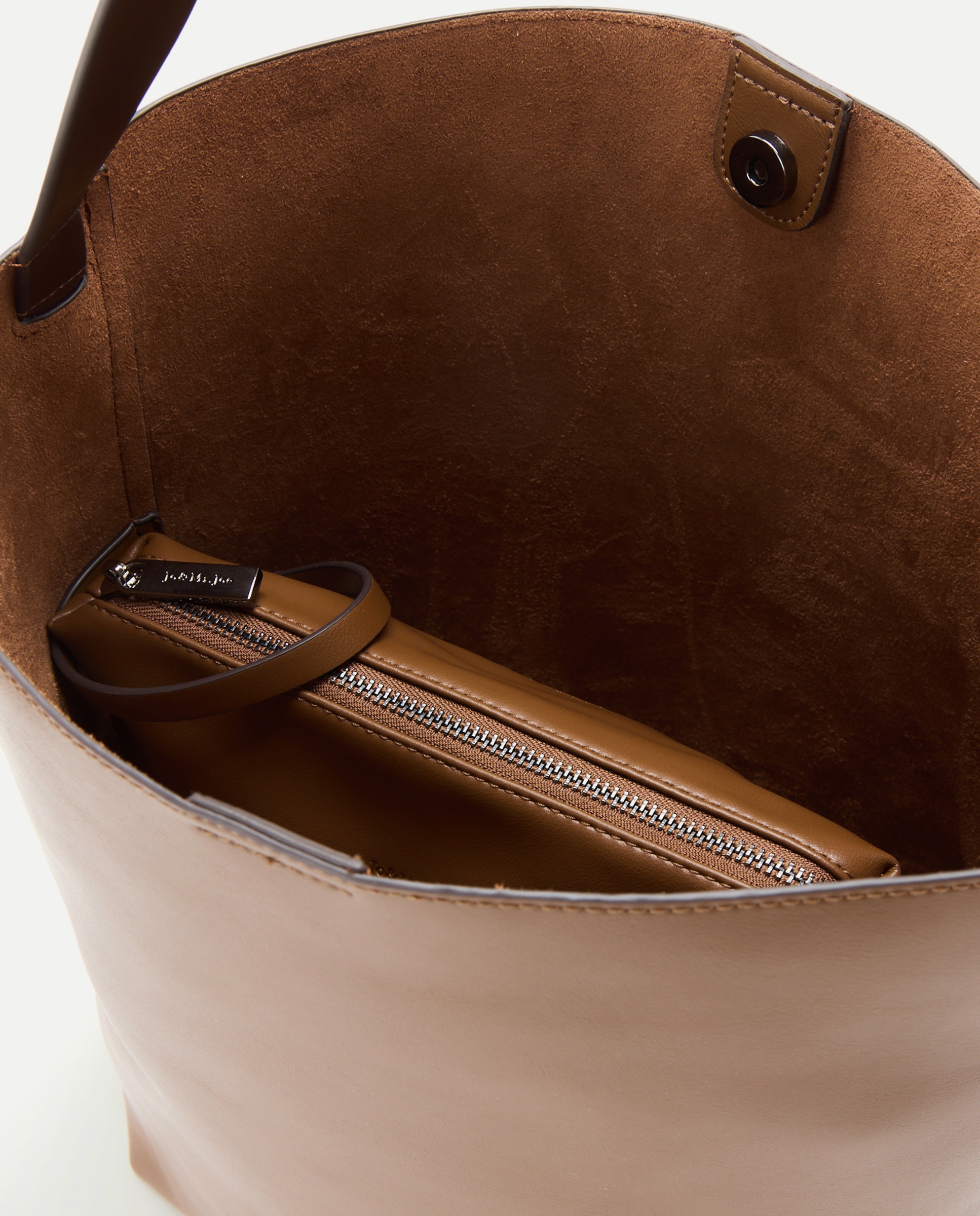 Mala Hobo Tricolor Castanho-5