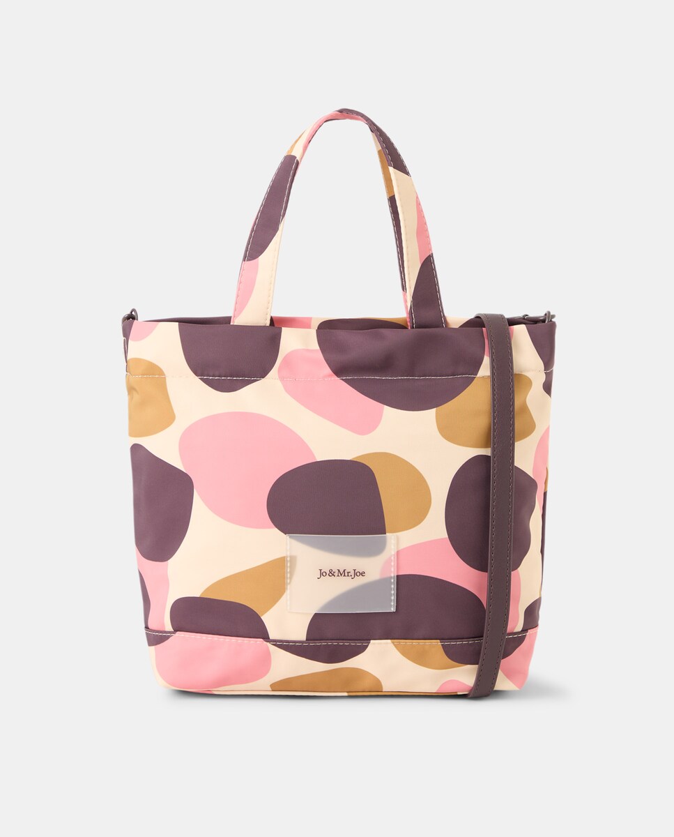 Mala de Mão Estampada Rosa-1