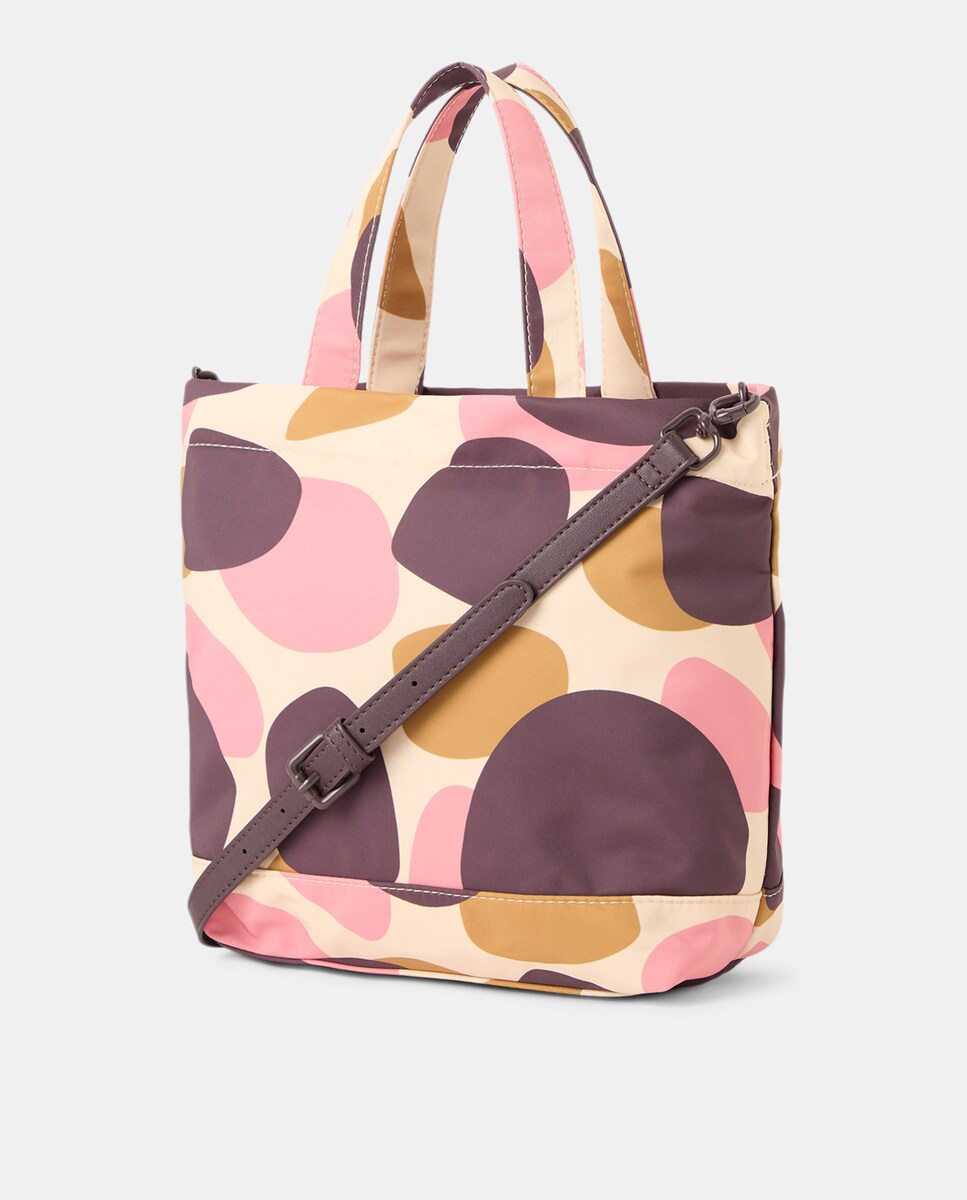 Mala de Mão Estampada Rosa-2