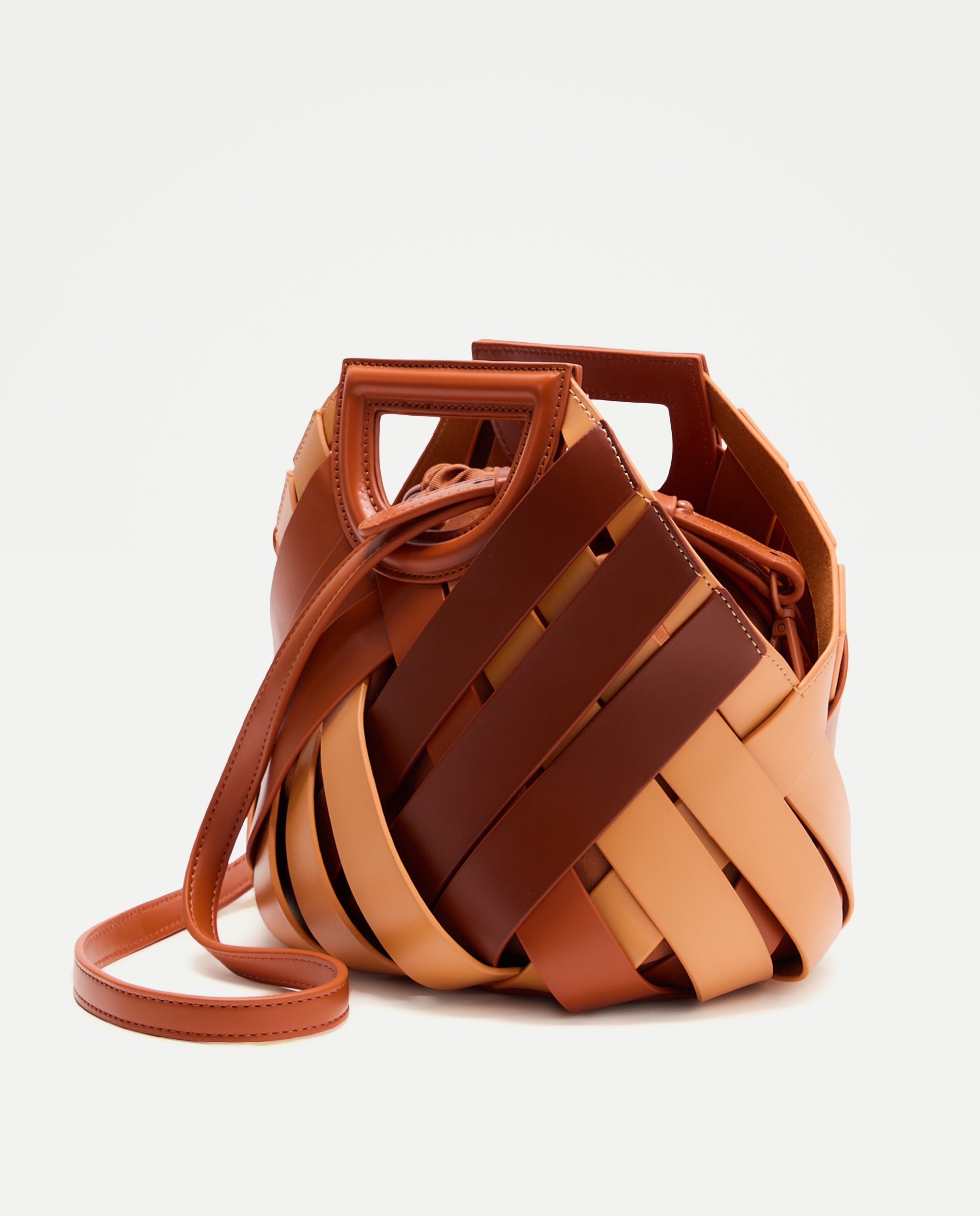 Mala de Mão Entrançado 660 Laranja-2