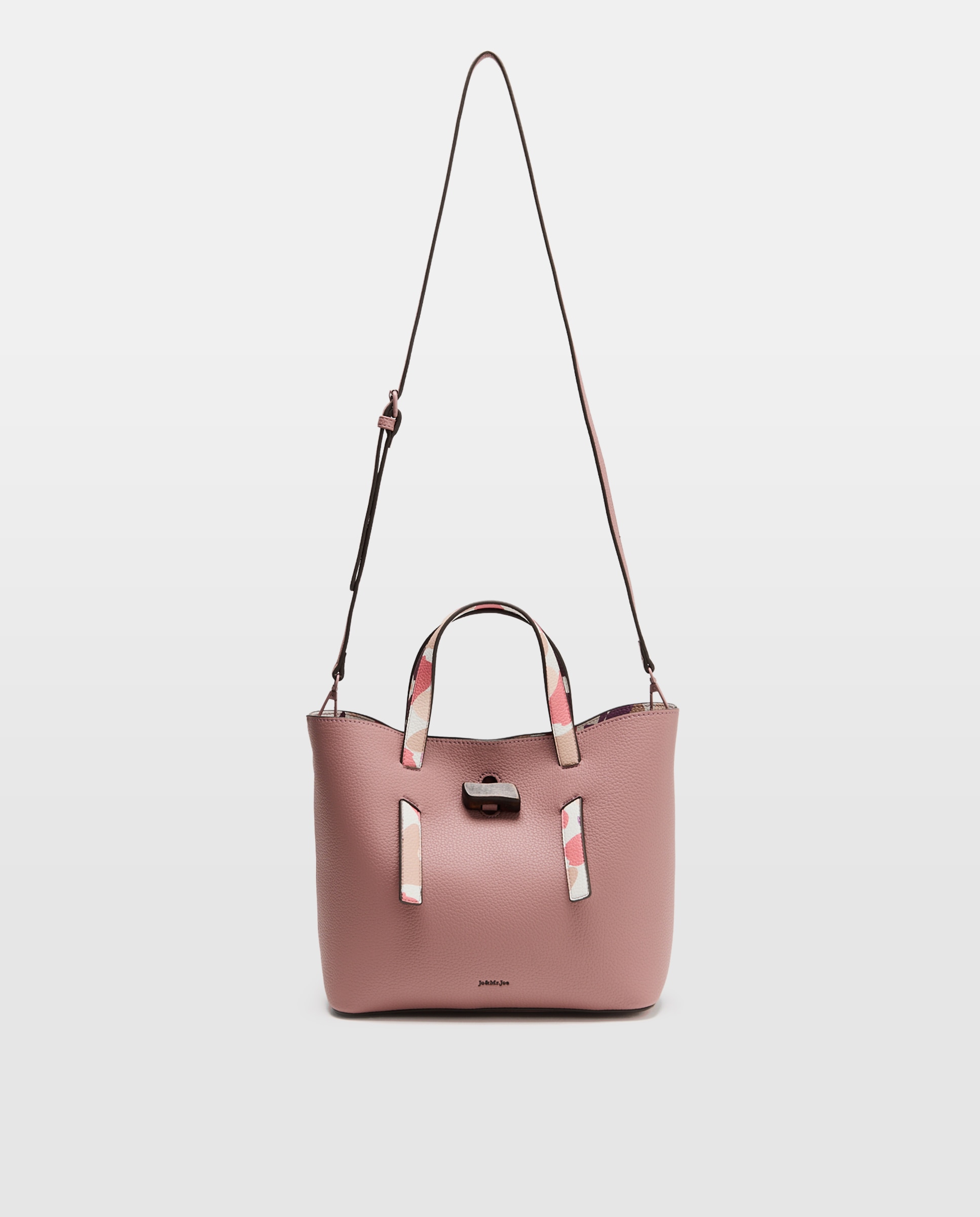 Mala de Mão com Alça Estampada 200 Rosa-1