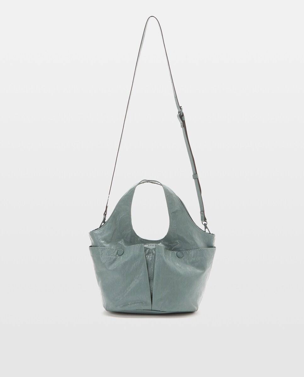 Imagen 0 de Bolso tophandle con bolsillos Marrón