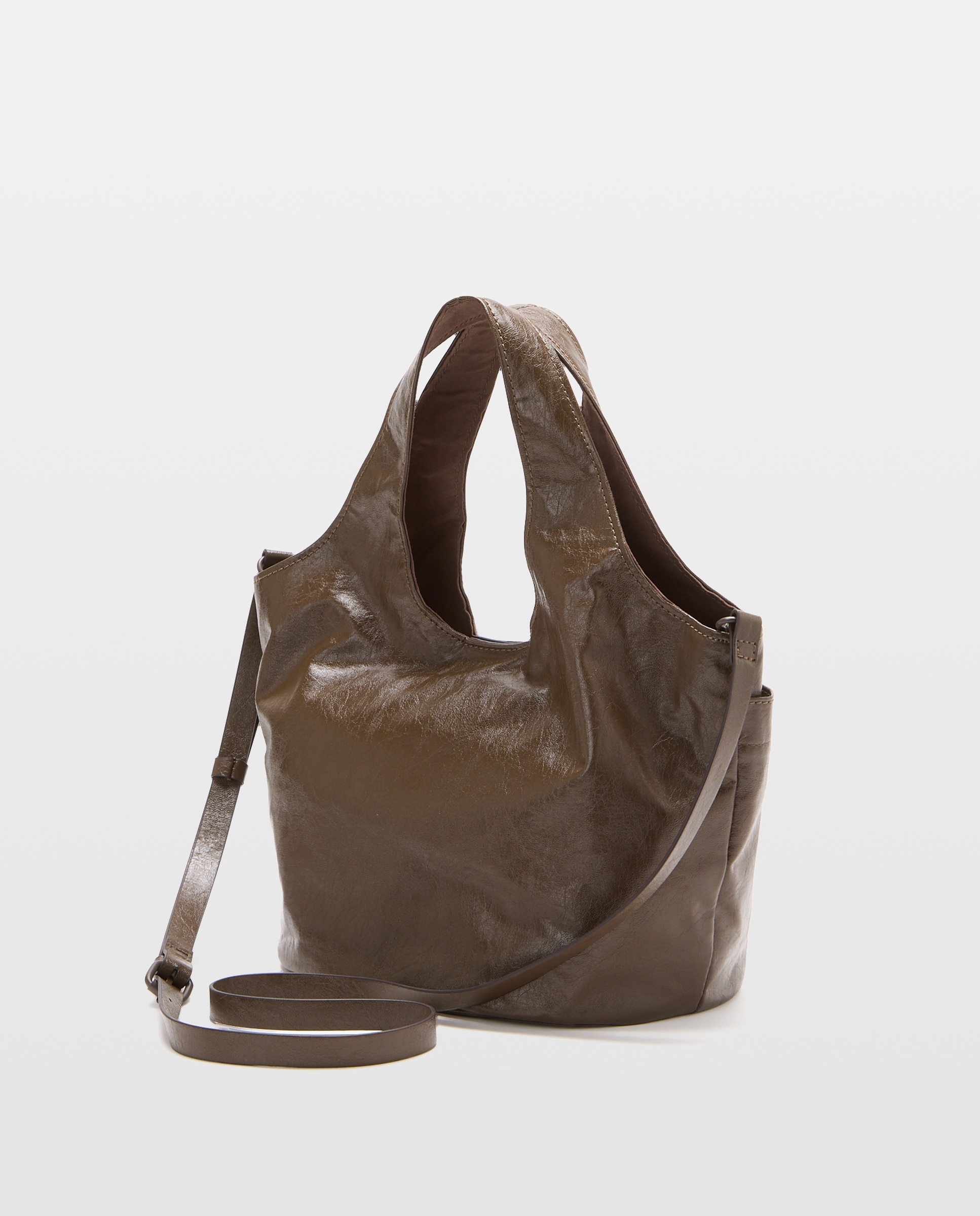 Mala Tophandle com Bolsos Castanho-2
