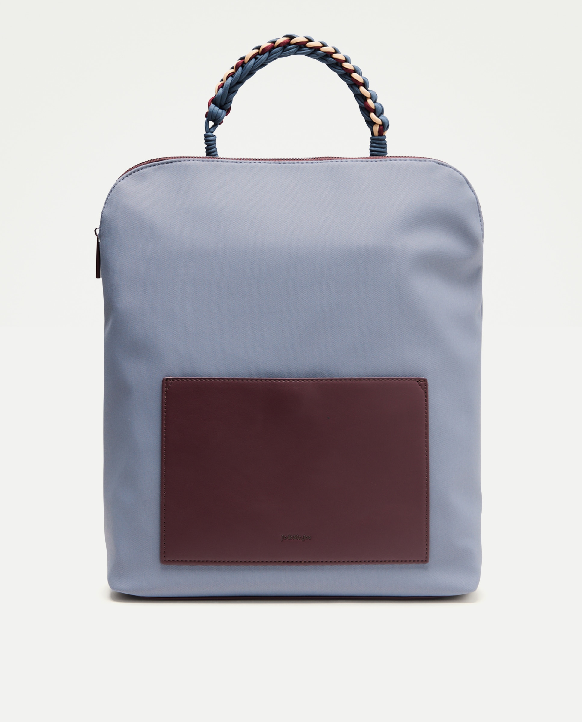 Mochila de Nylon com Alça Entrançada 400 Azul-1