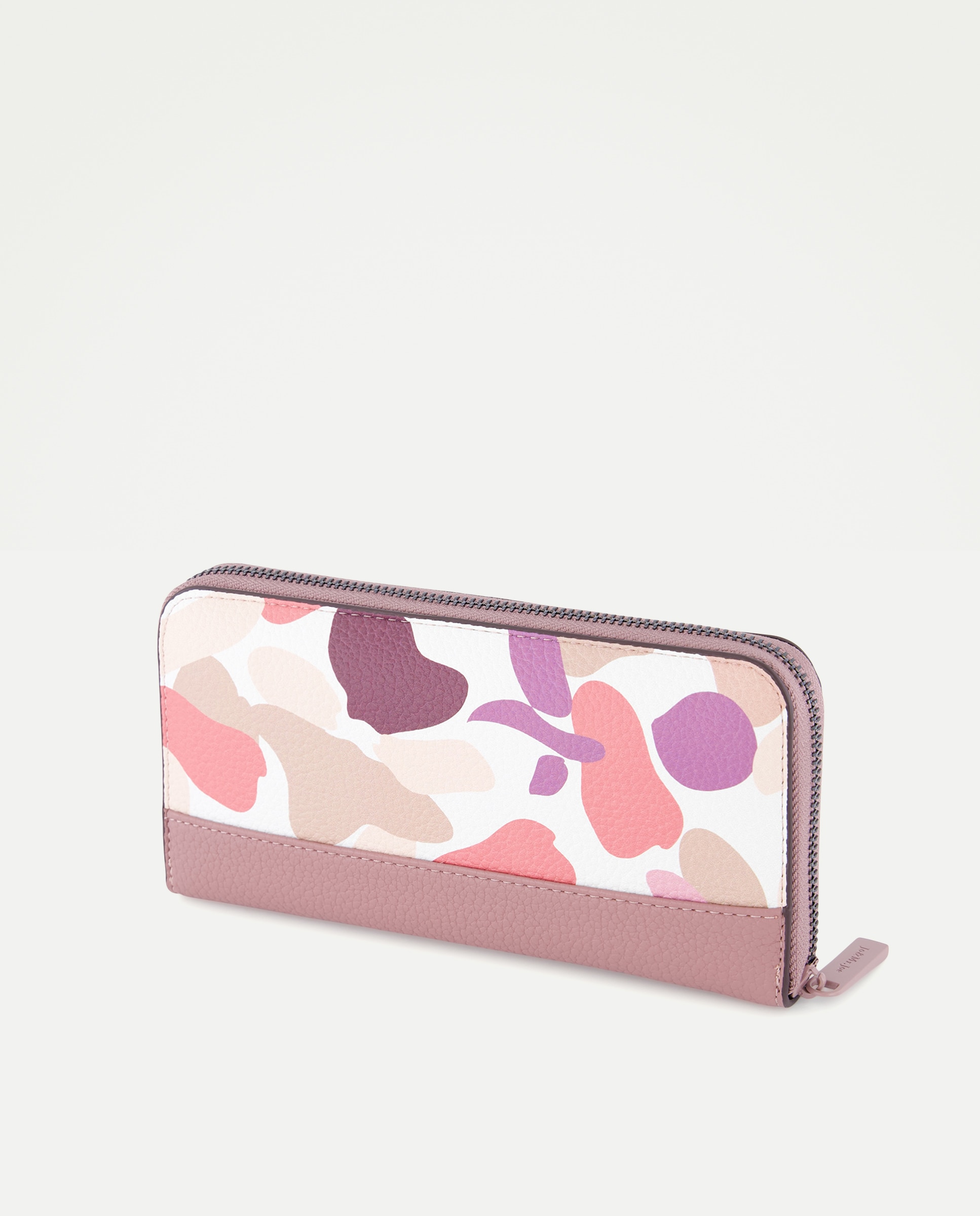 Carteira com Estampado Rosa-2