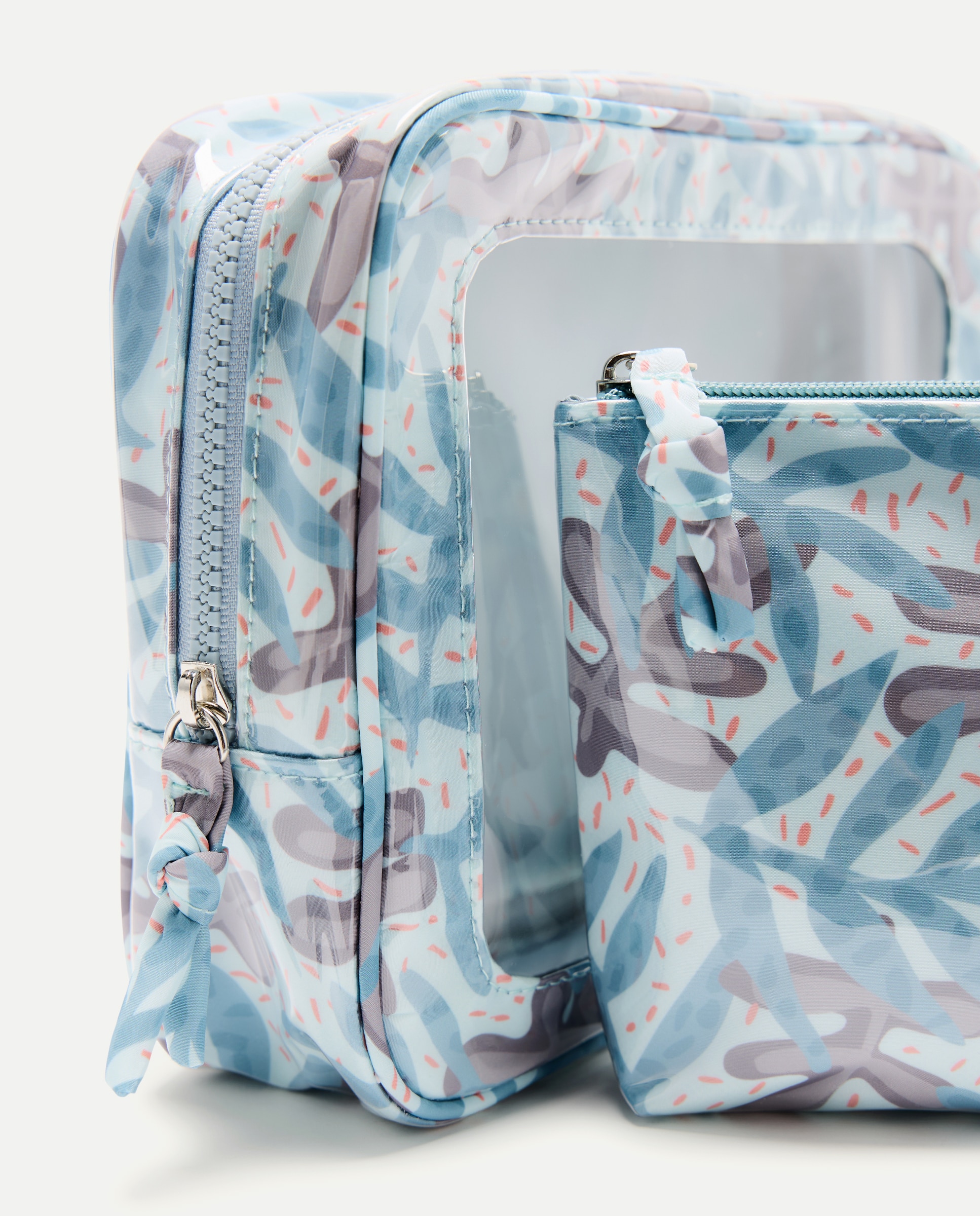 Nécessaire Estampado 2 em 1 400 Azul-4