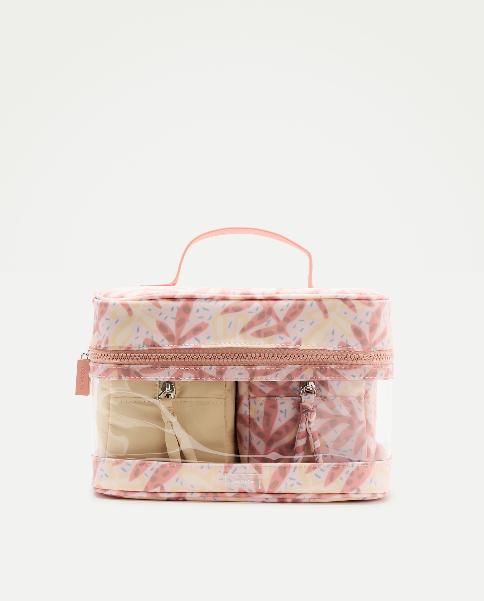 Nécessaire Estampado 3 em 1 200 Rosa-1