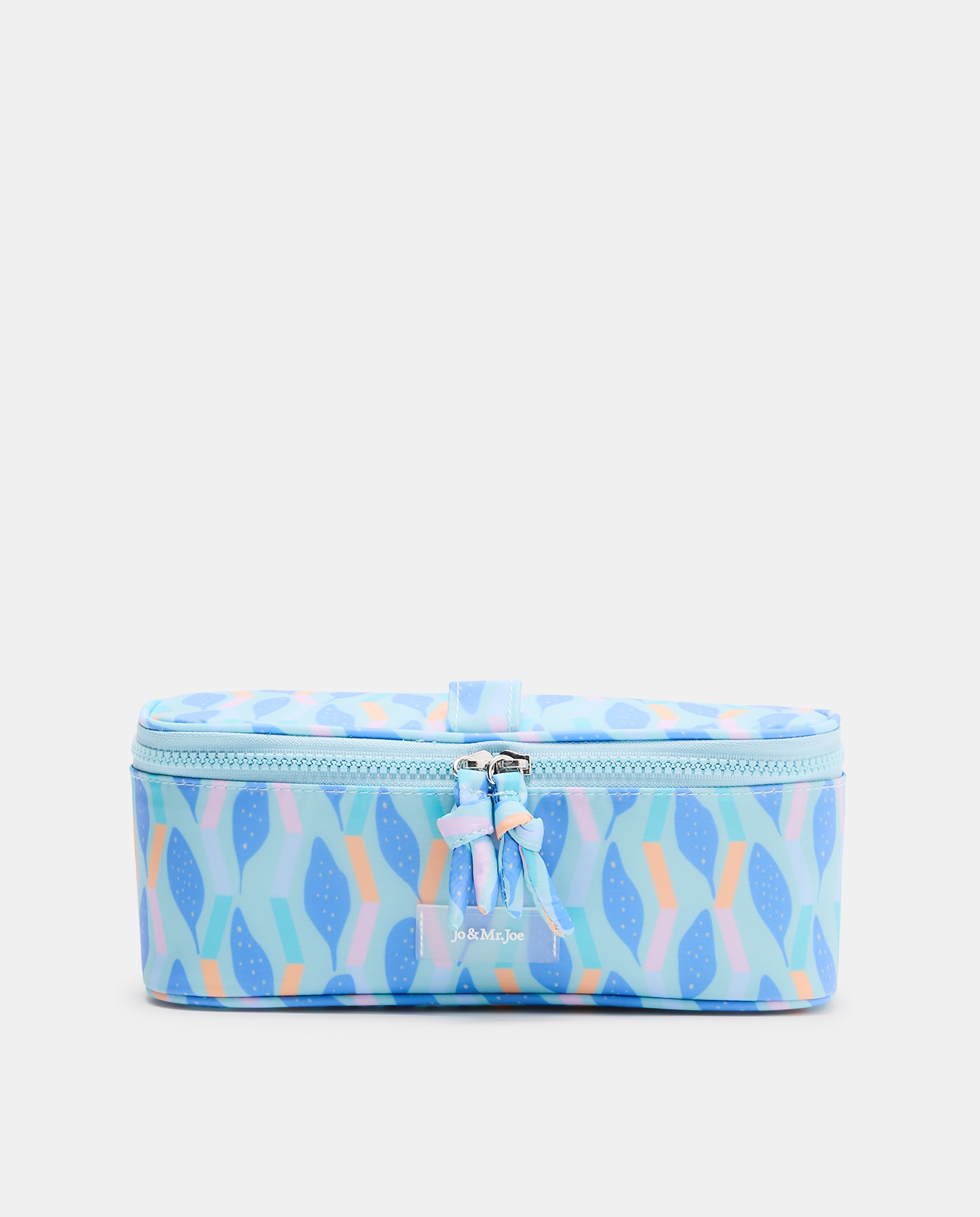 Nécessaire Estampado Retangular 400 Azul-1