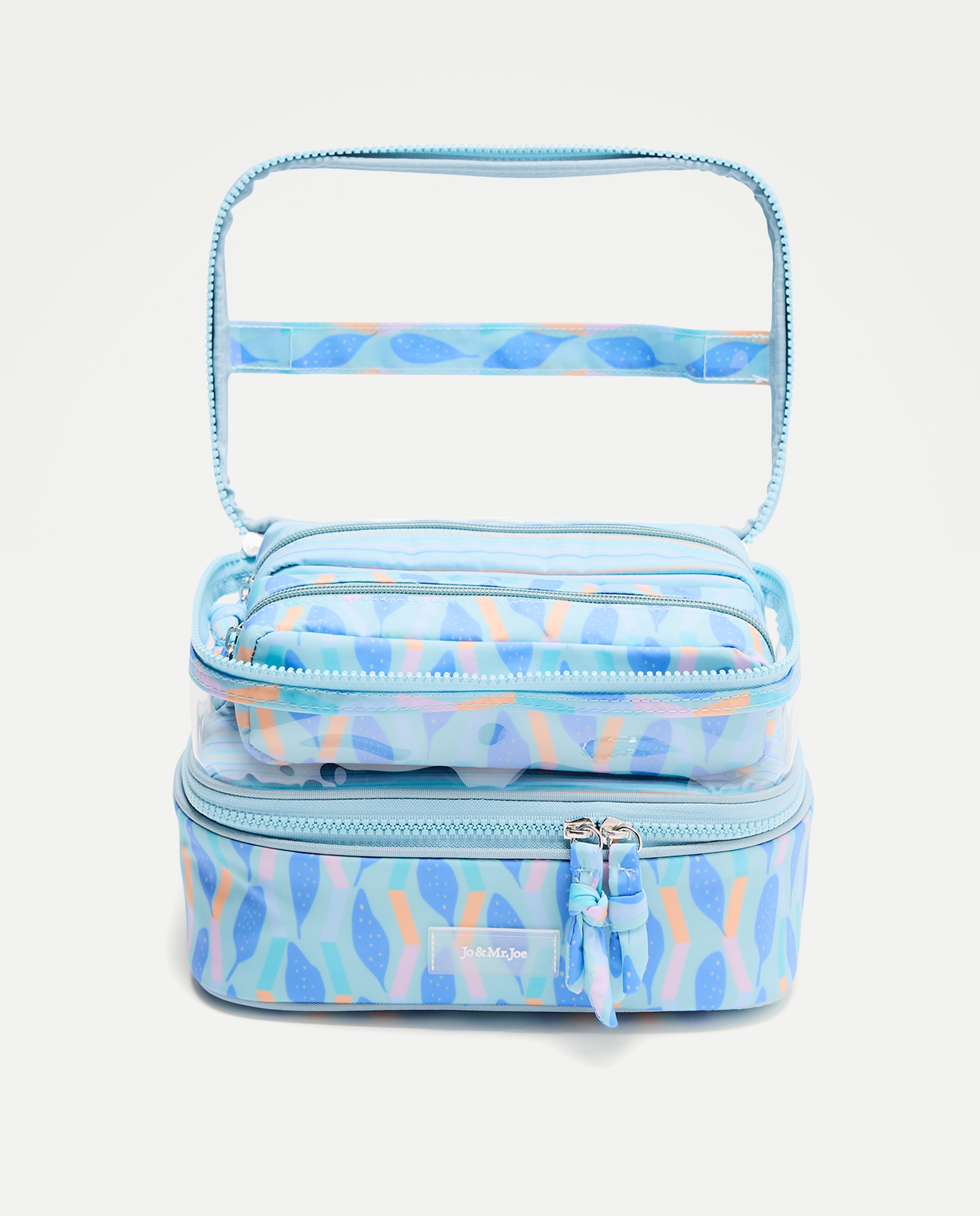 Nécessaire Estampado 3 em 1 400 Azul-3