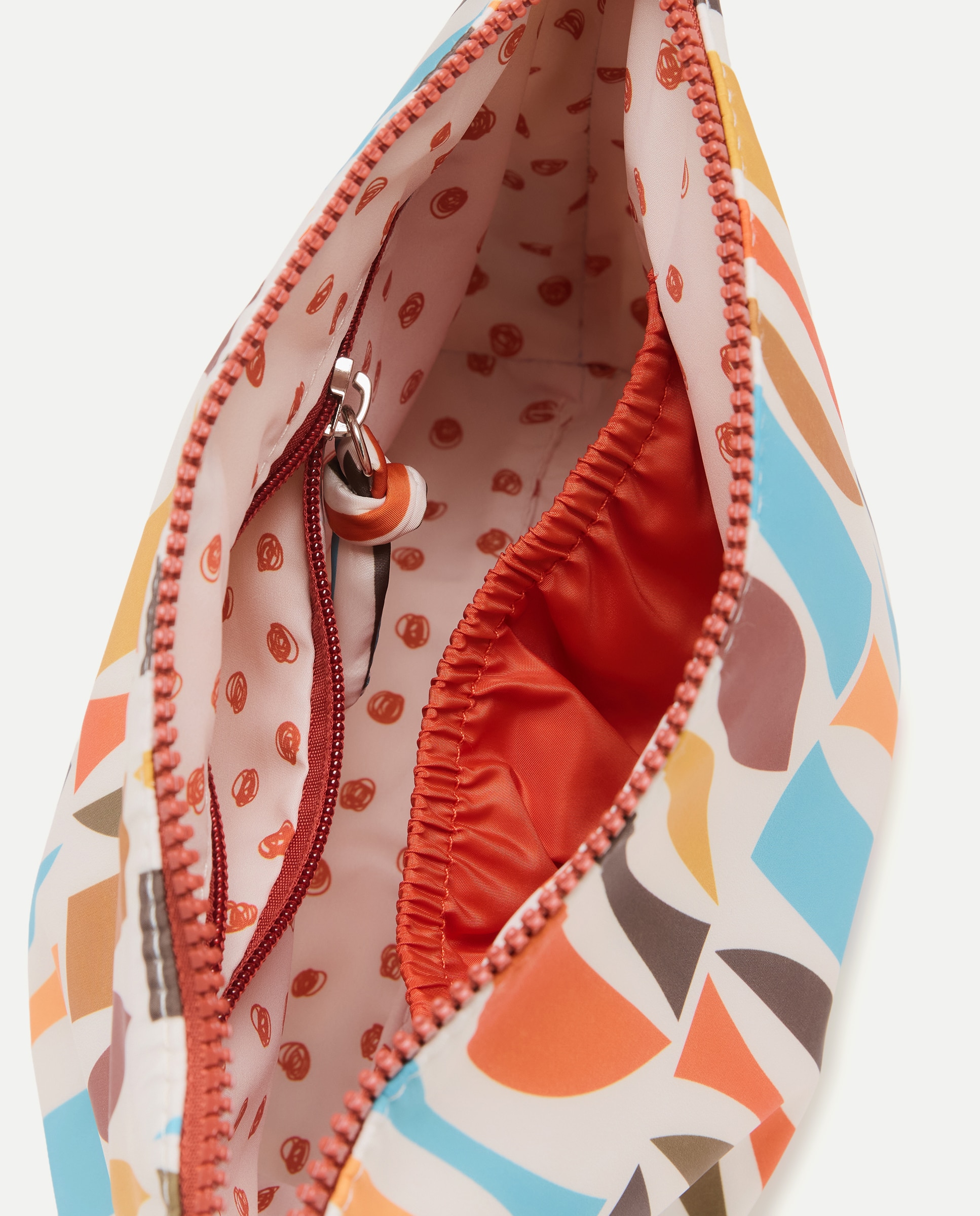 Nécessaire com Estampado Branco-marfim-3