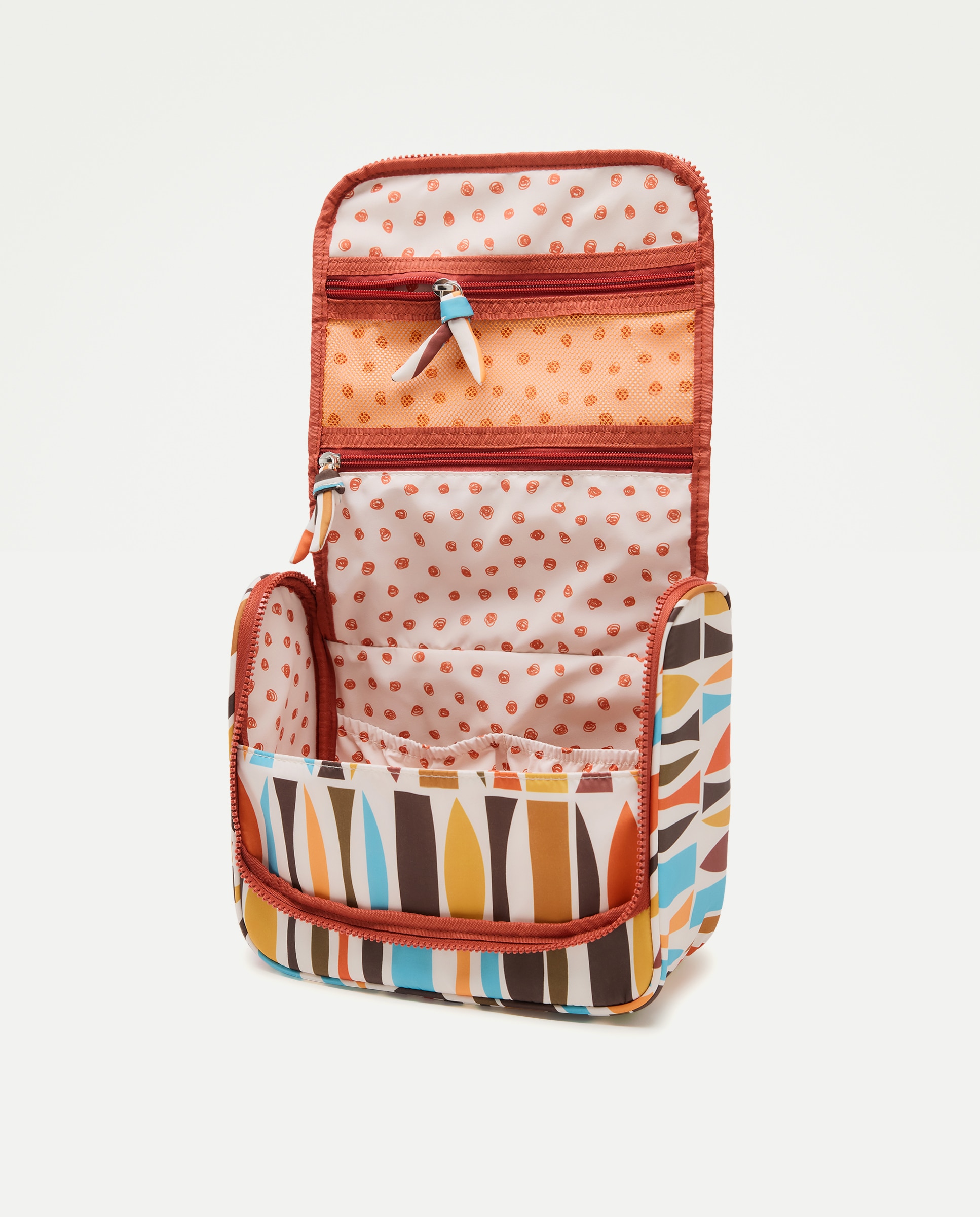 Nécessaire com Estampado Branco-marfim-3