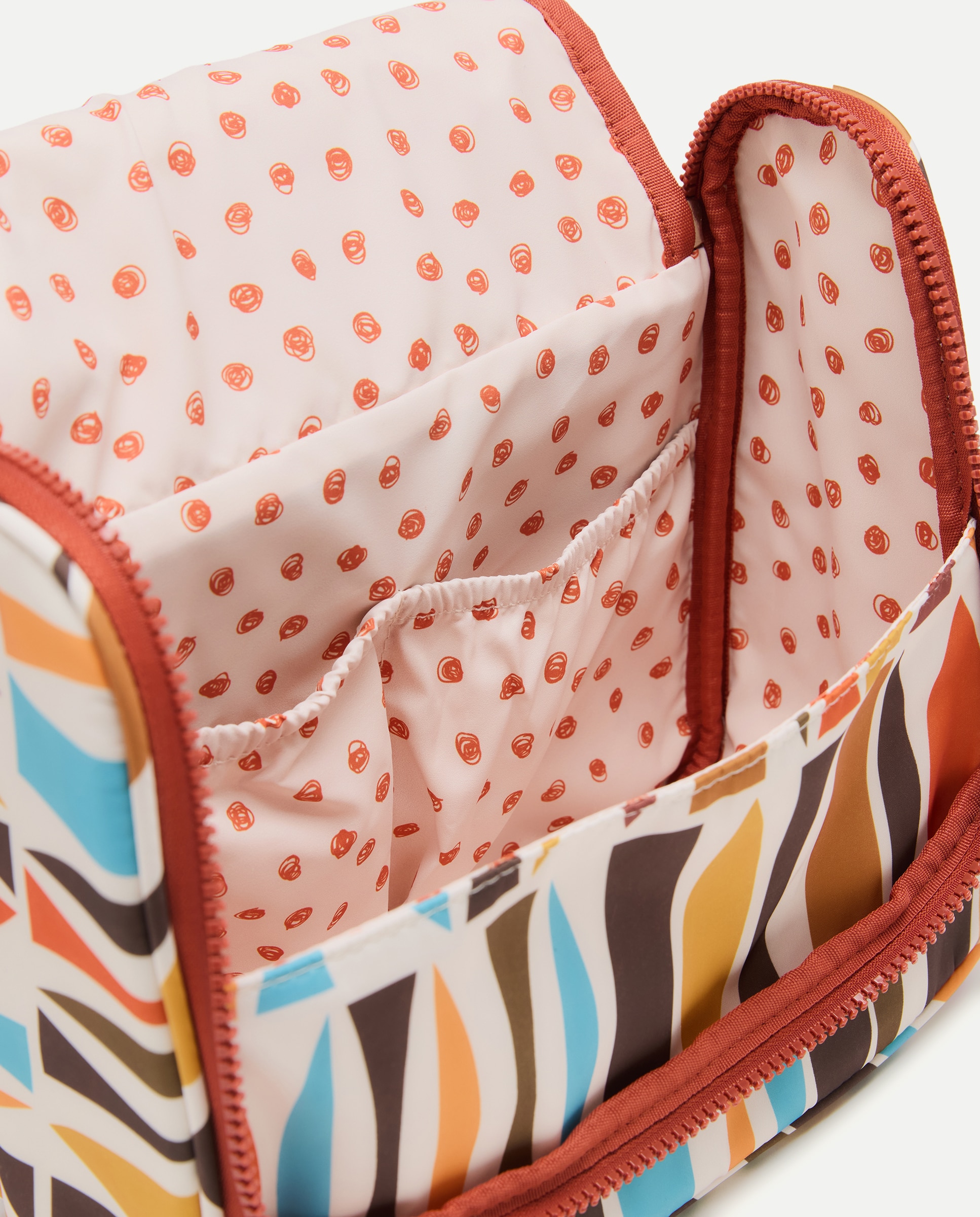 Nécessaire com Estampado Branco-marfim-4