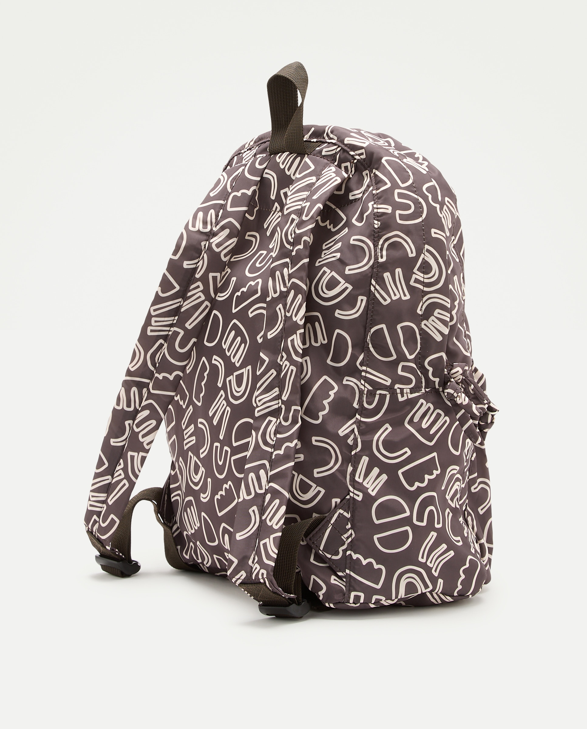 Mochila Dobrável Estampada Chocolate-2