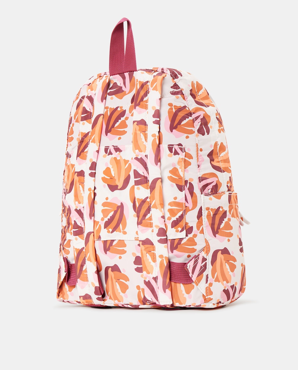 Mochila Dobrável com Estampado Vermelho-2