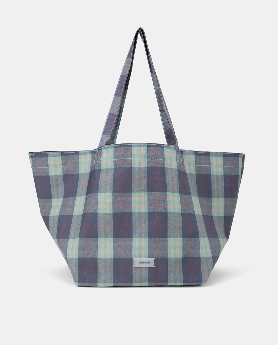 Mala Dobrável Estampada 400 Azul-2