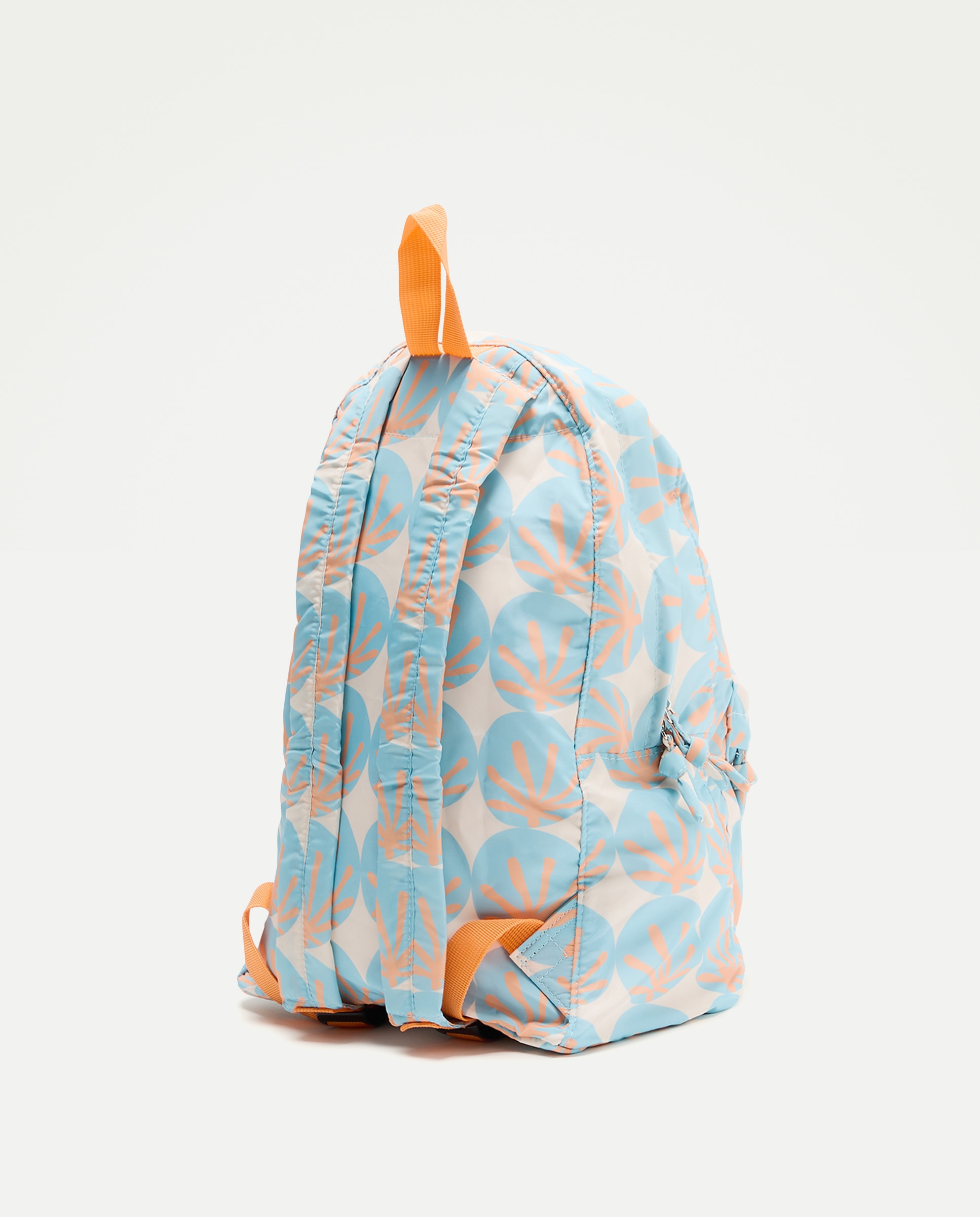 Mochila Dobrável Estampada Verde-3