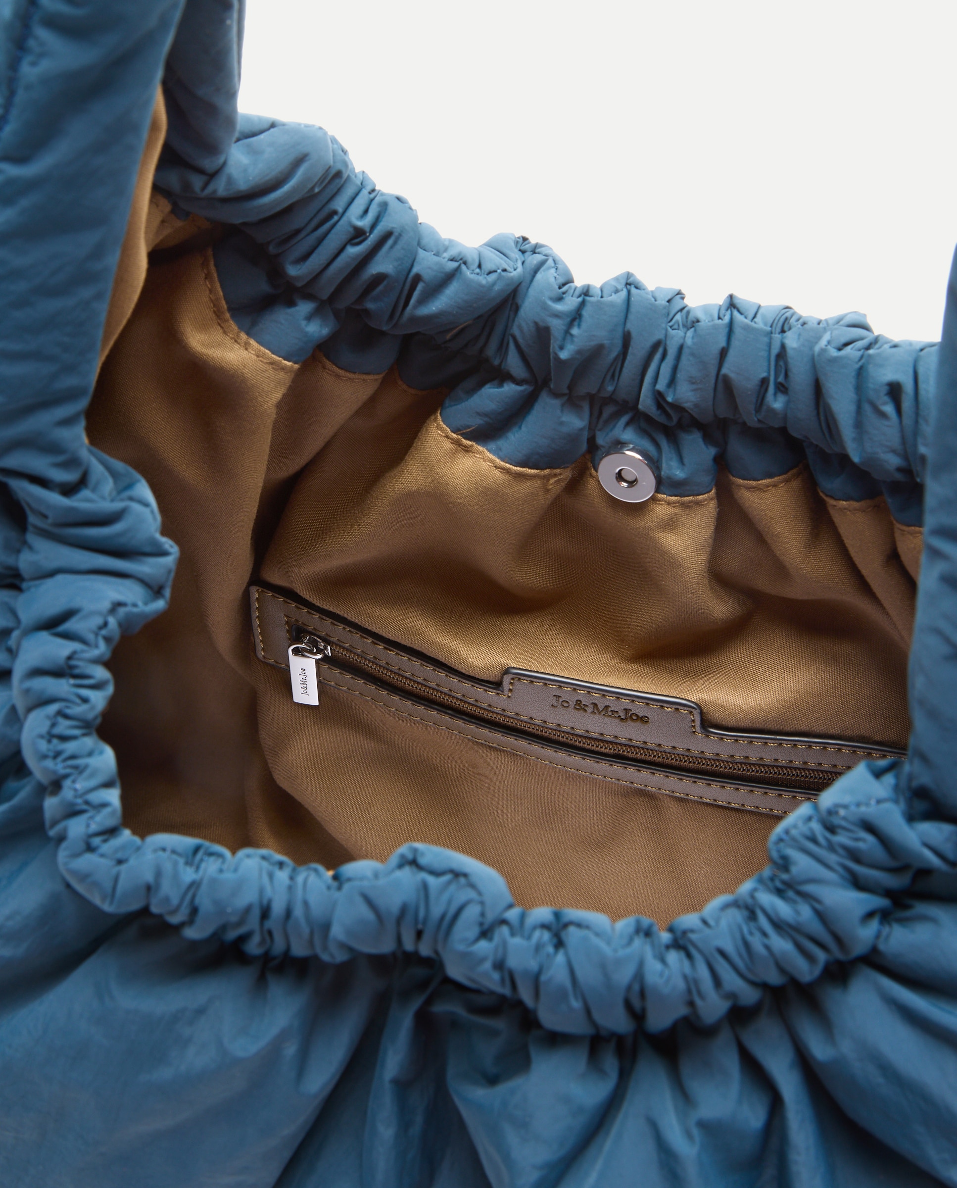 Bolso tipo weekend bag de nylon - Jo & Mr. Joe - 430 Azul oscuro 430 Azul oscuro-3