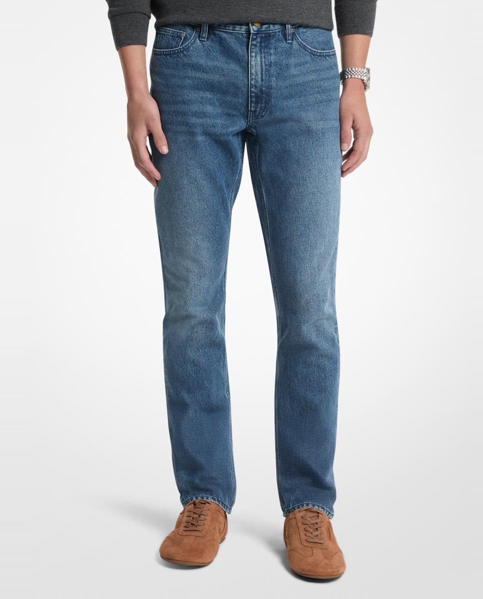 Imagen 0 de Pantalón de hombre vaquero de corte slim Azul
