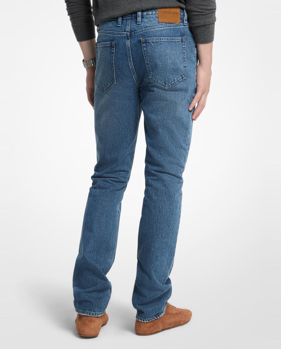 Pantalón de hombre vaquero de corte slim - Michael Kors - Azul Azul-2